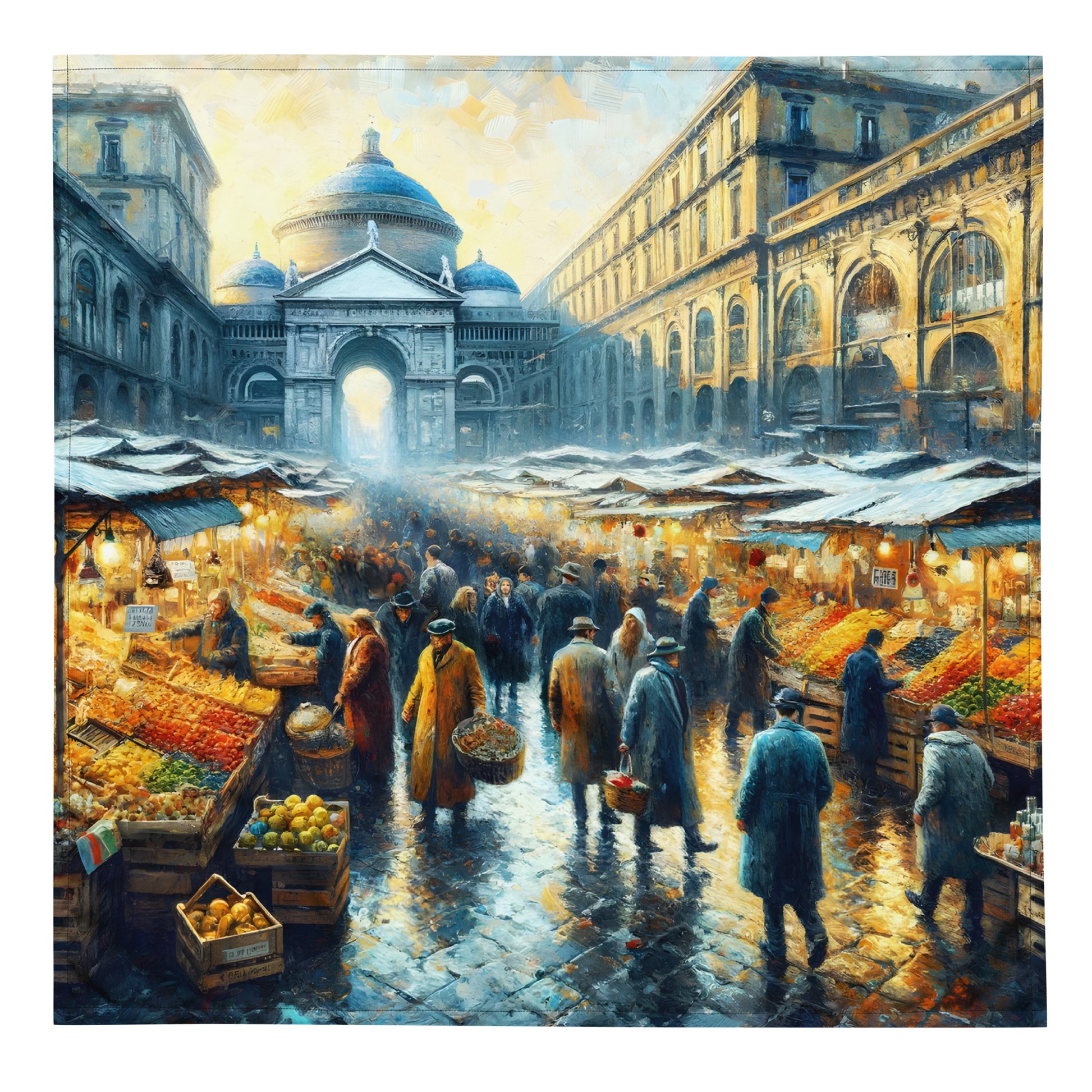 Mercato a Napoli - Foulard