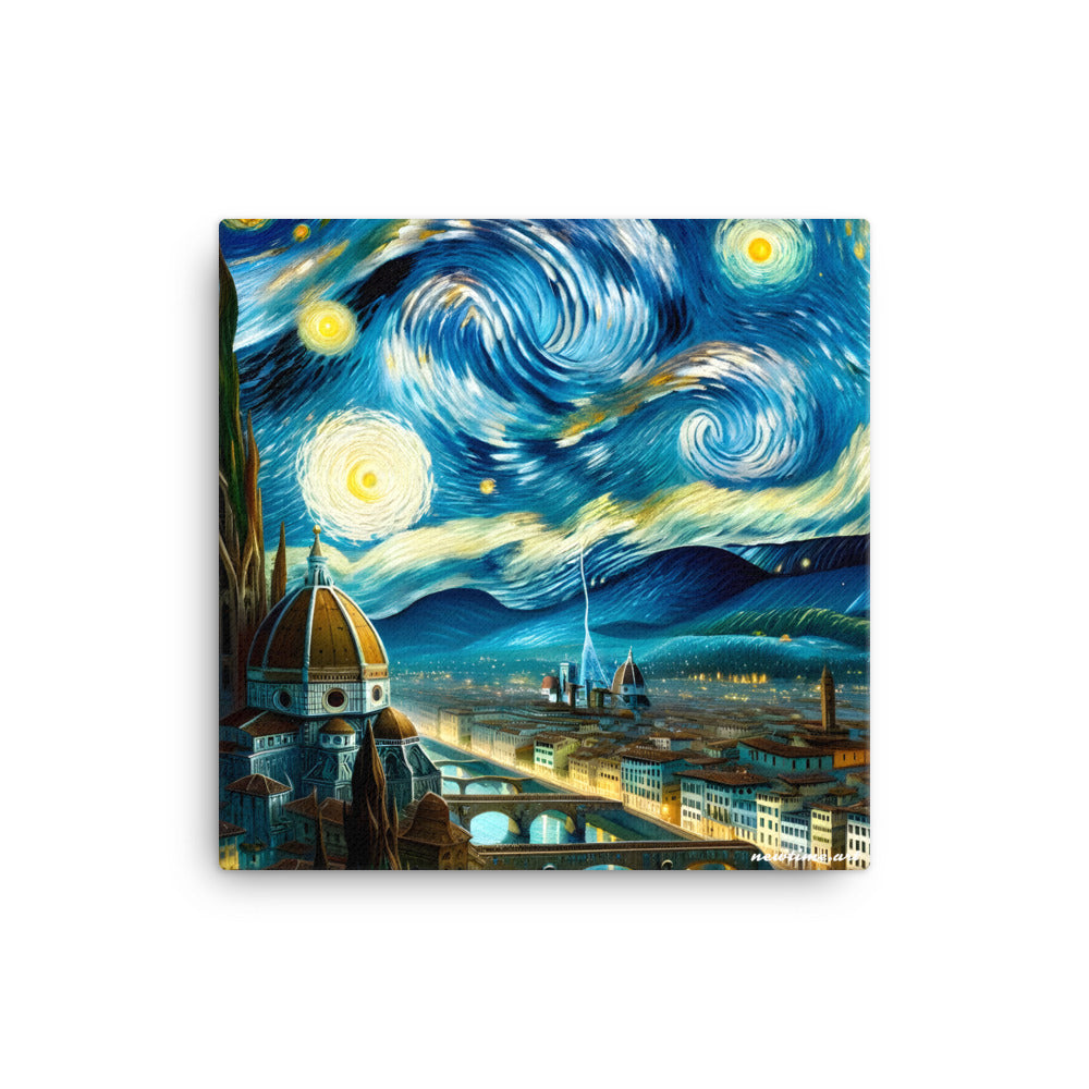 Van Ghogh - Stelle sulla Città Eterna - Tela