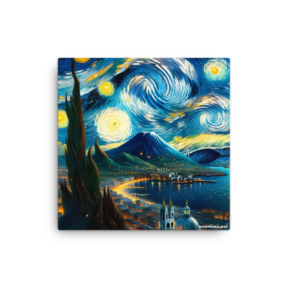 Stelle sulla Baia di Napoli - NewTime.Art - Tela