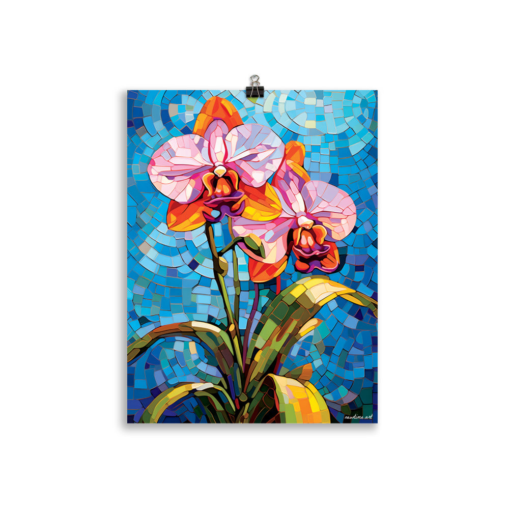 Orchid Transcendence: Colombia's Pride in Gaudí's Mosaic