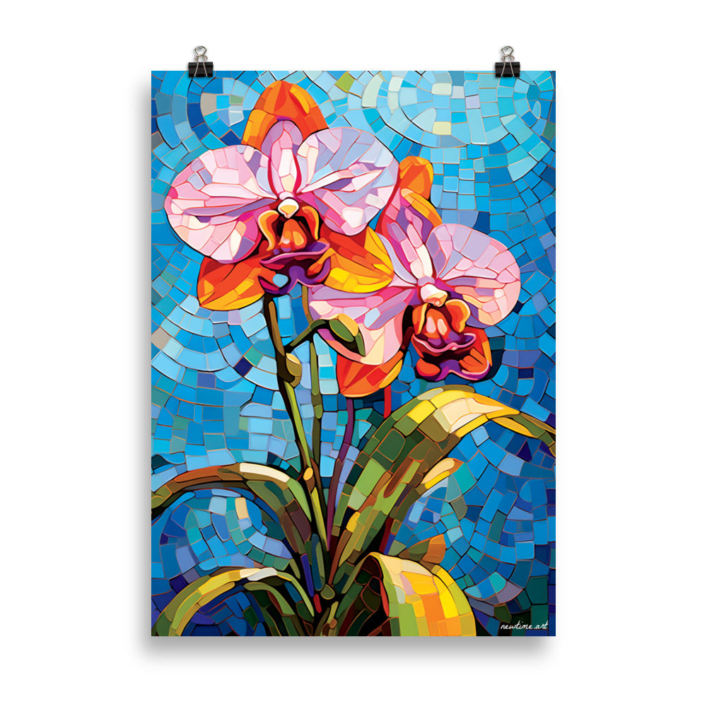 Orchid Transcendence: Colombia's Pride in Gaudí's Mosaic