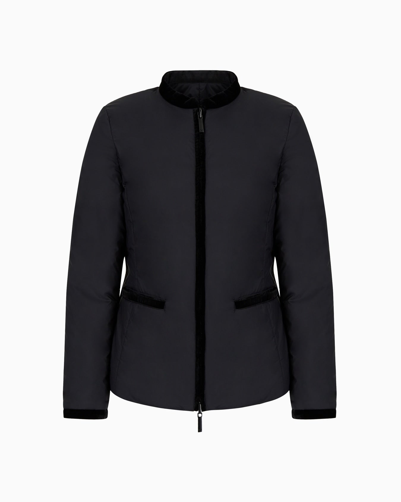 Giubbotto collo guru reversibile in nylon Slide 0