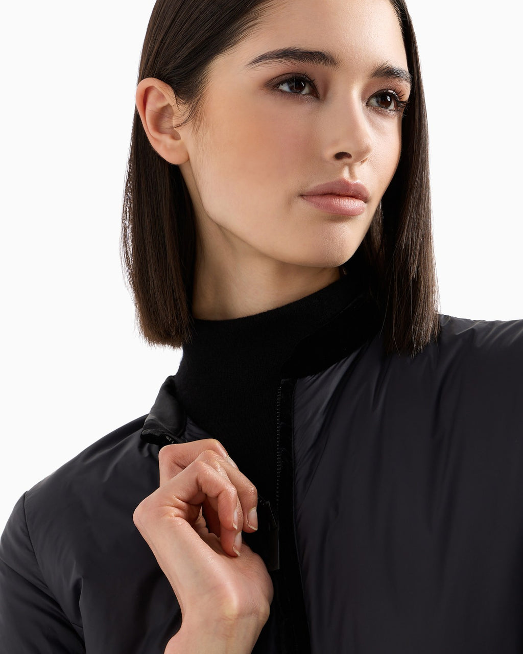 Giubbotto collo guru reversibile in nylon Slide 6