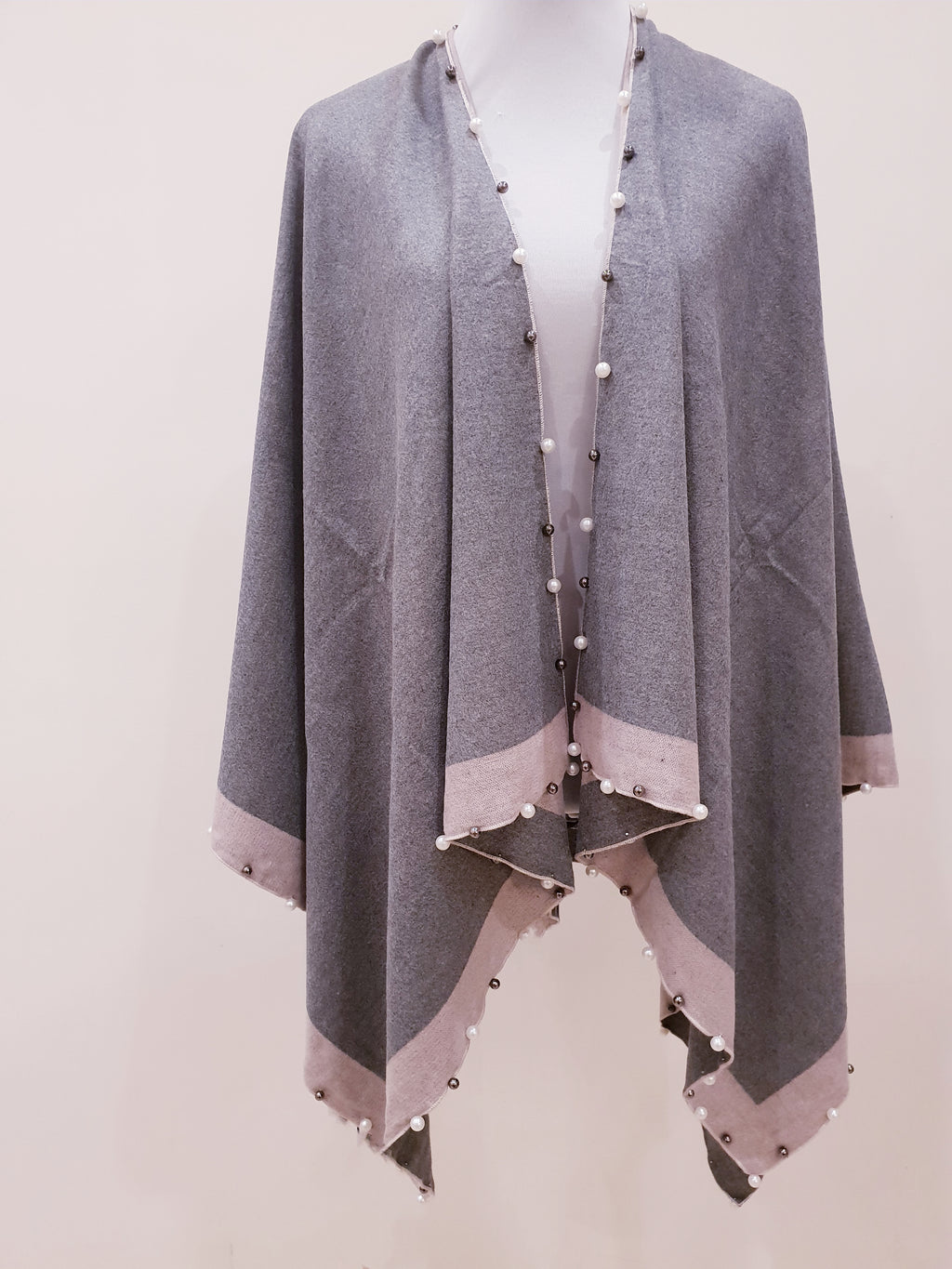 Mantellina con perline