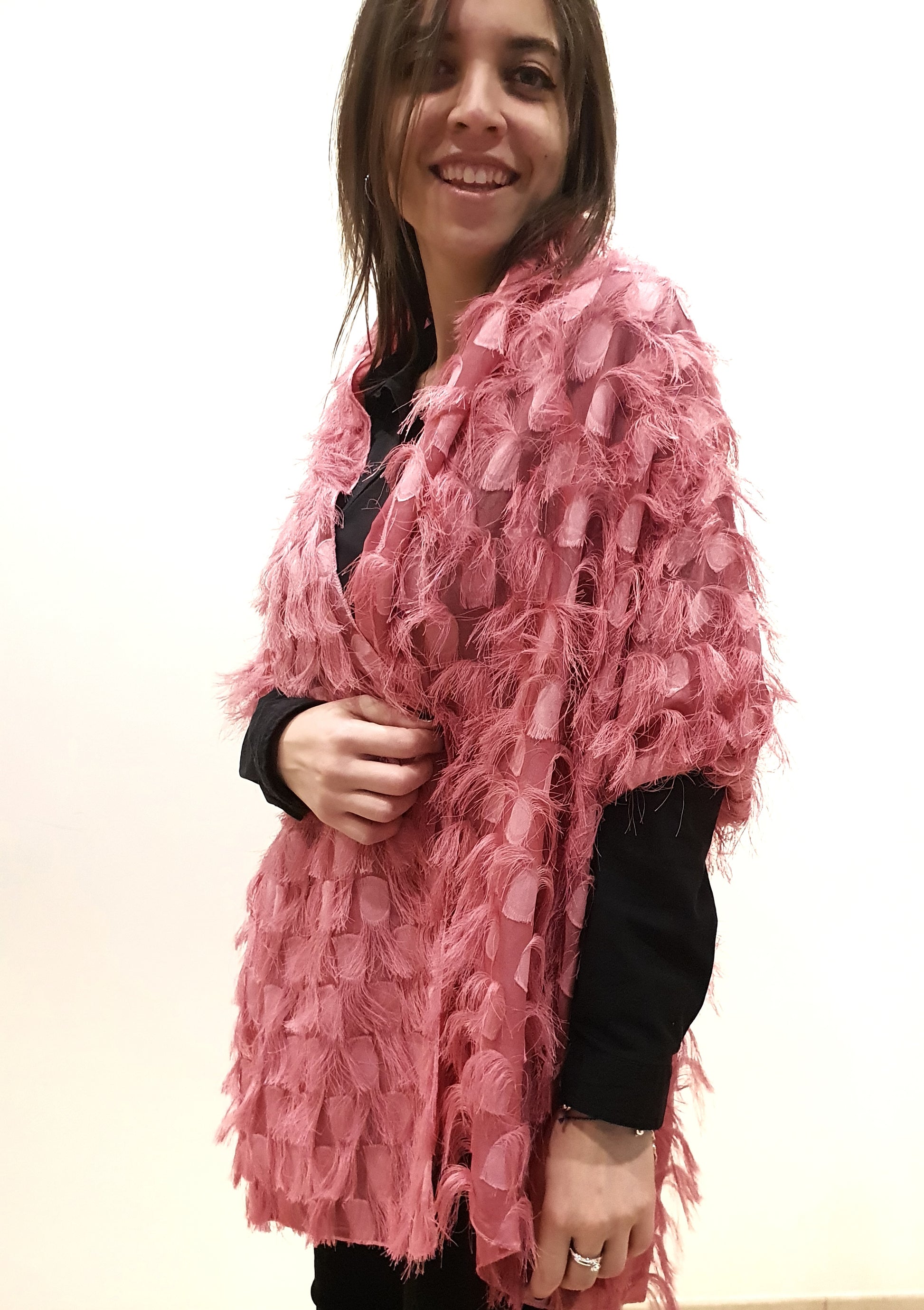 Foulard/Stola Elegante con Seta-effetto movimento