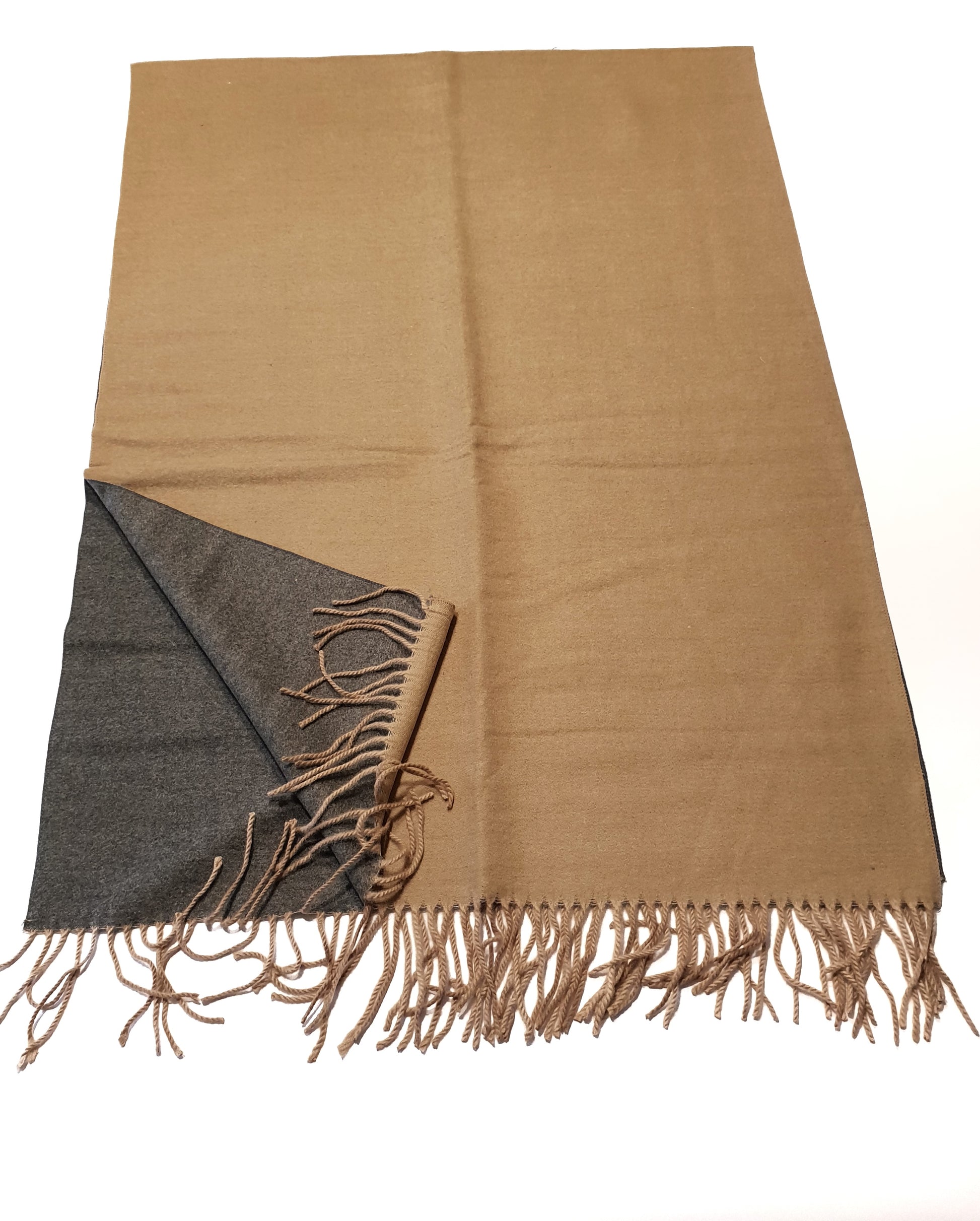 Sciarpone Double face Unisex con Cashmere