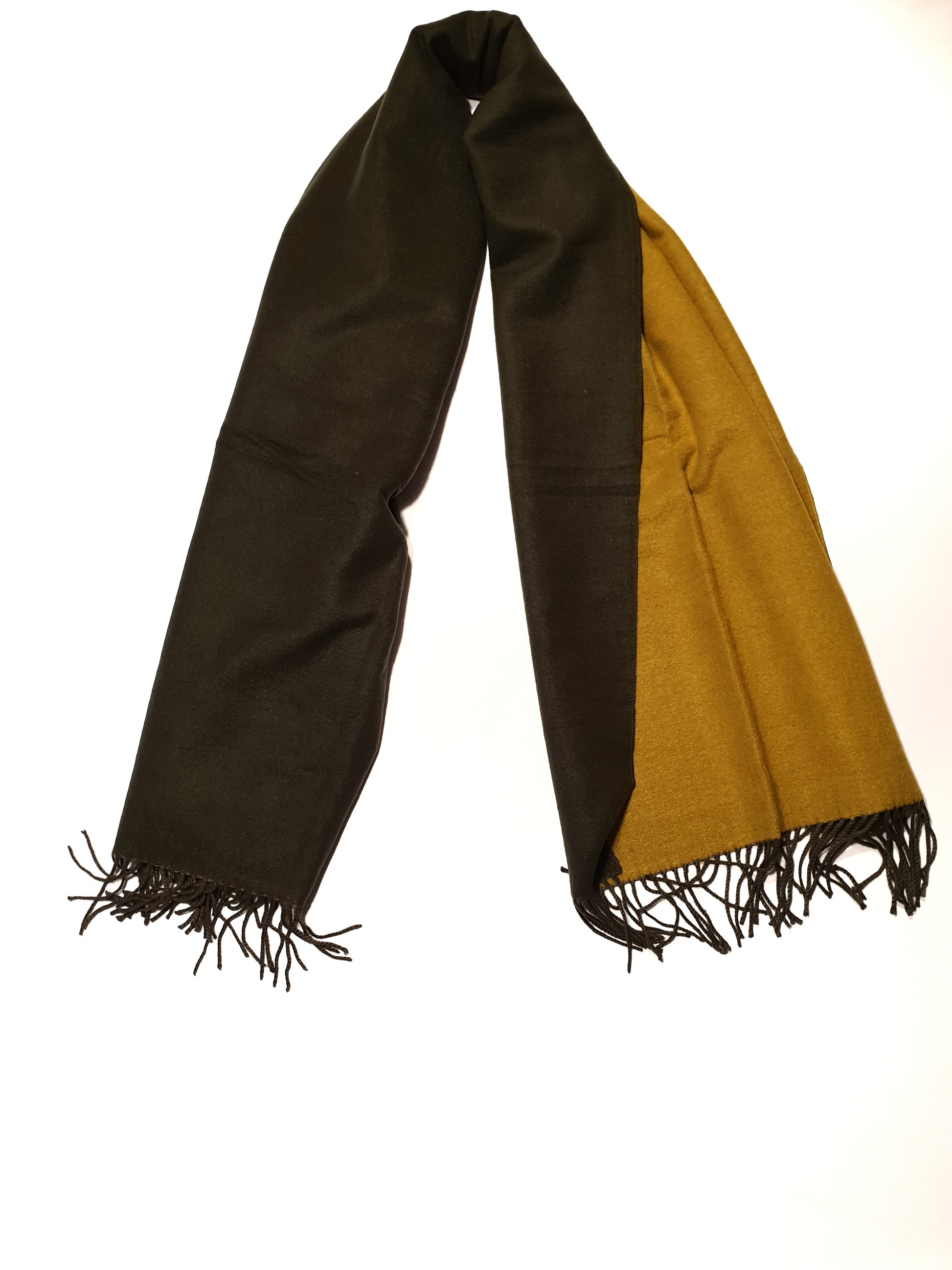 Sciarpone Double face Unisex con Cashmere