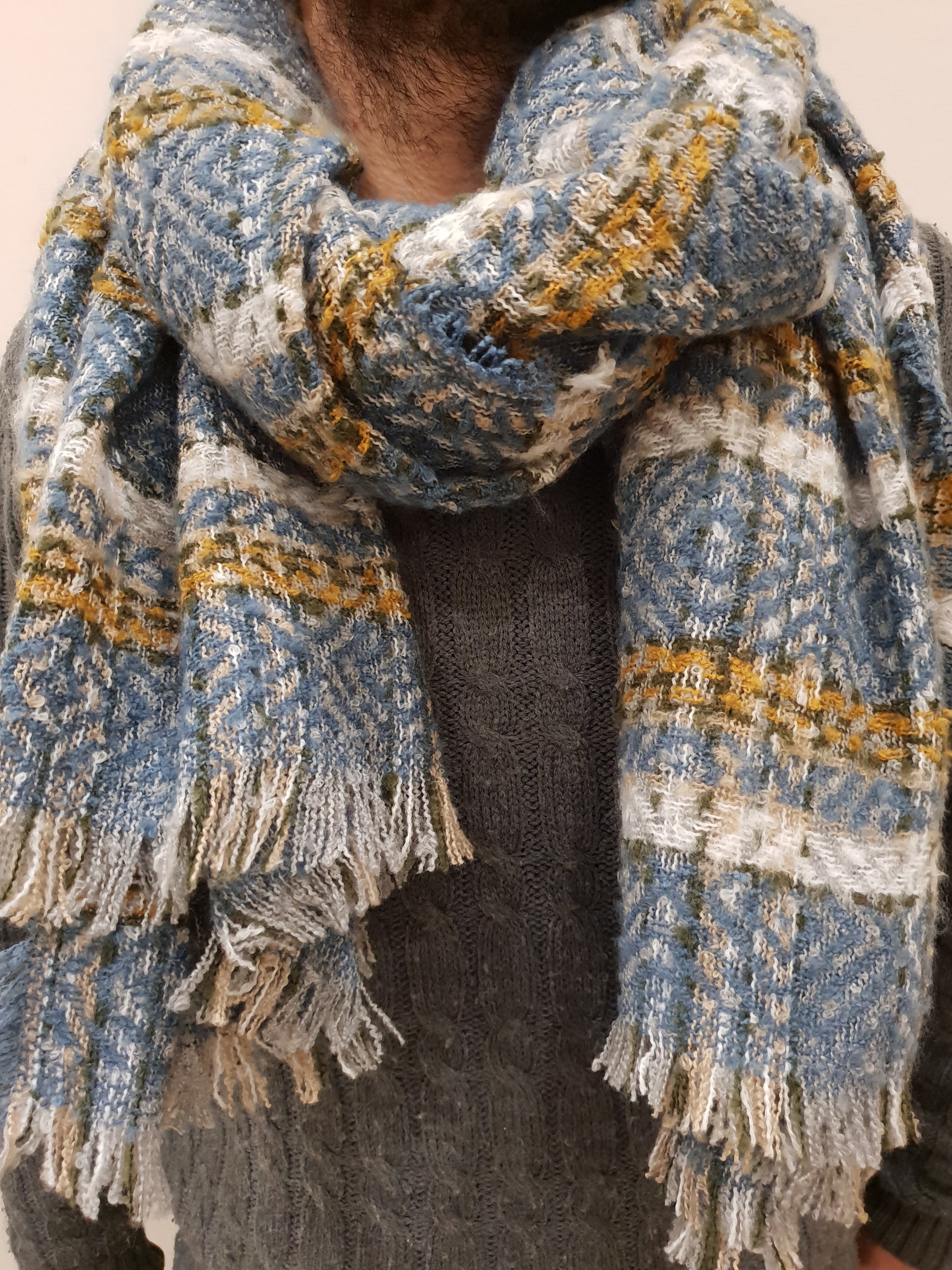 Sciarpone Unisex Colorato Morbido al Tatto