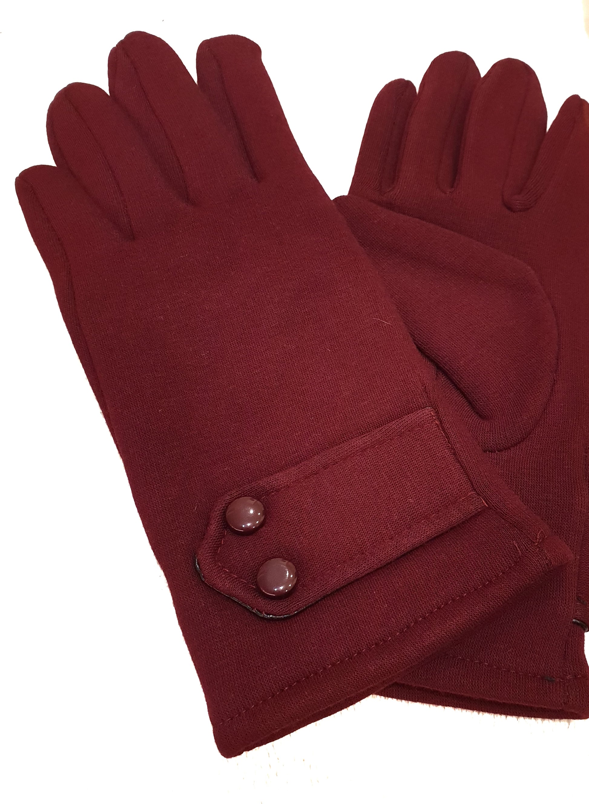 Guanti donna con bottoncini