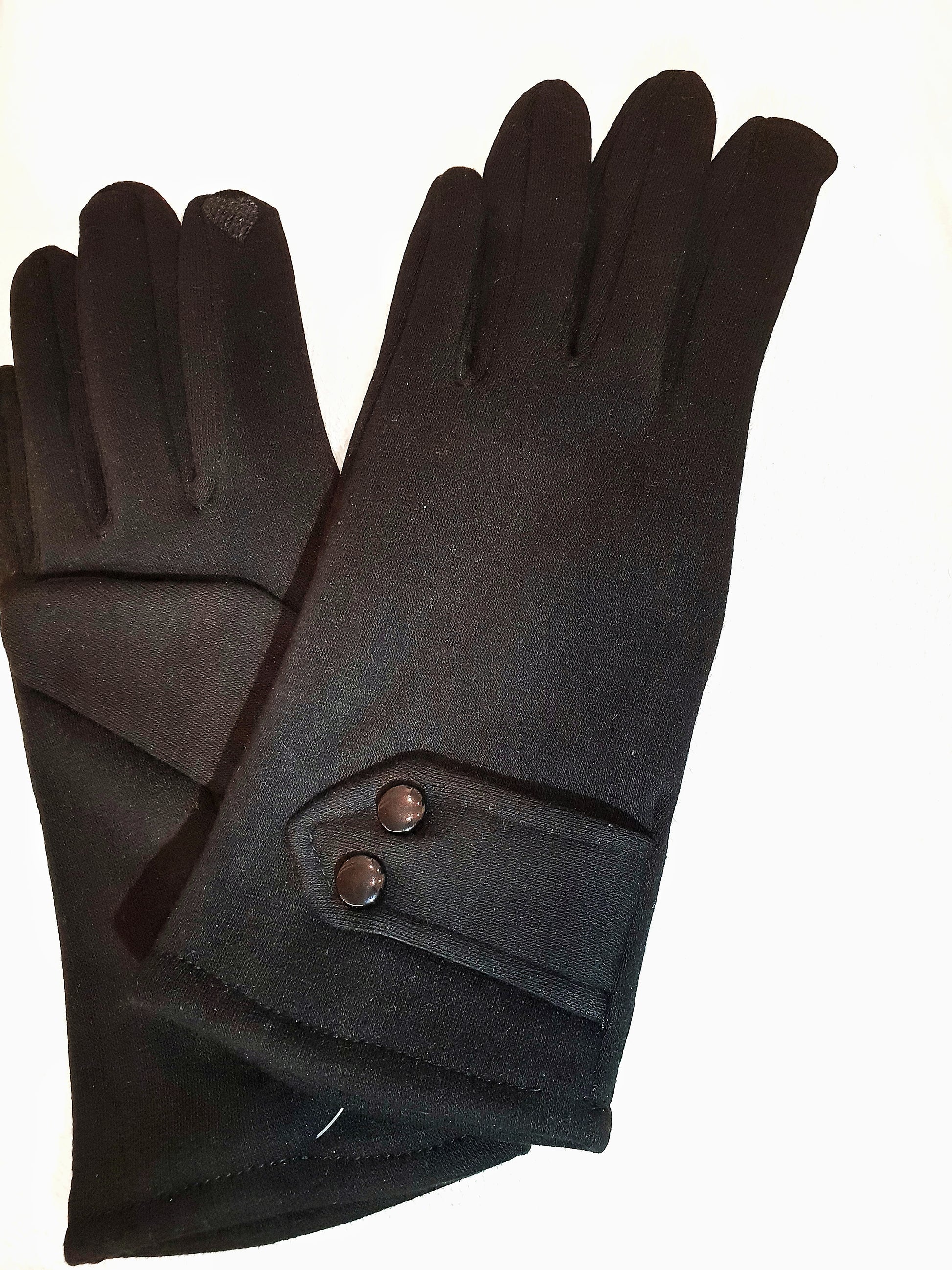 Guanti donna con bottoncini