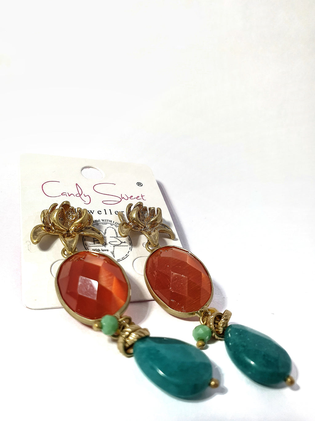 Orecchini con Pietre colorate