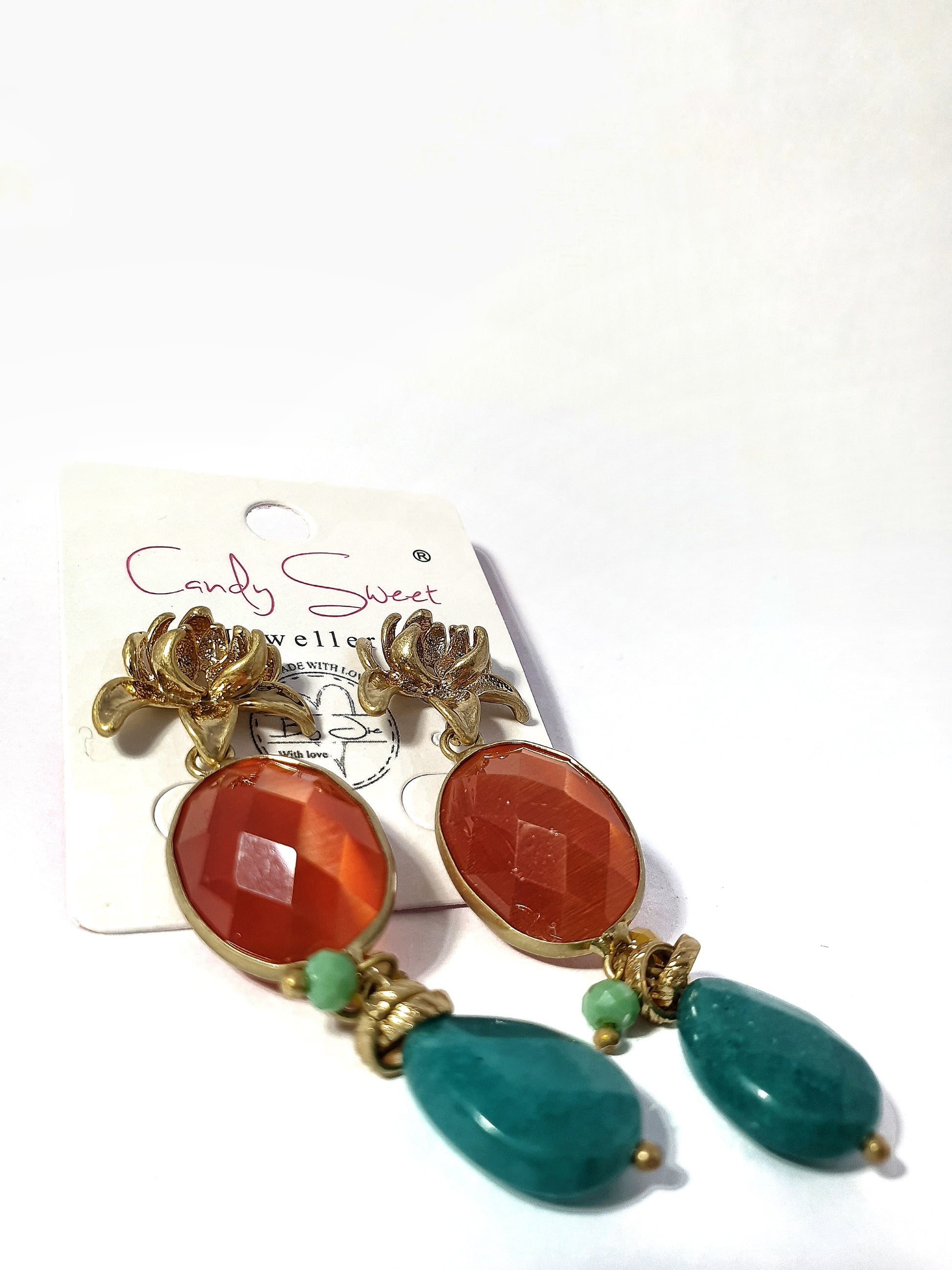 Orecchini con Pietre colorate