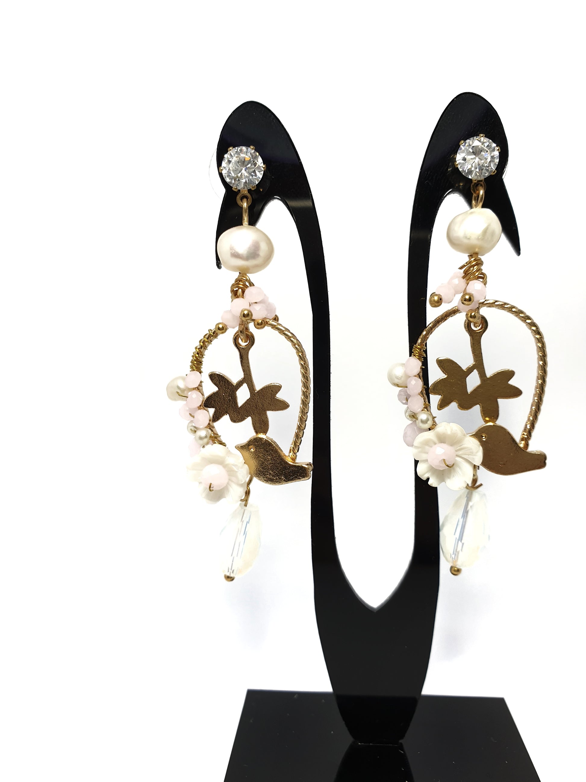 Orecchini Eleganti Pendenti spring