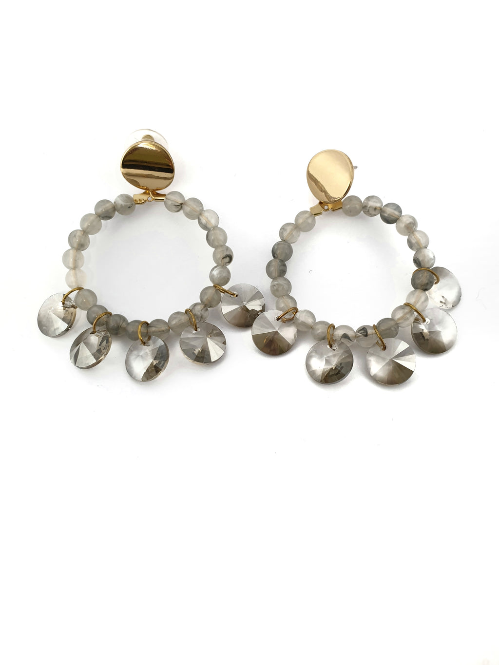 Candy Sweet-Orecchini Cerchi con Perline