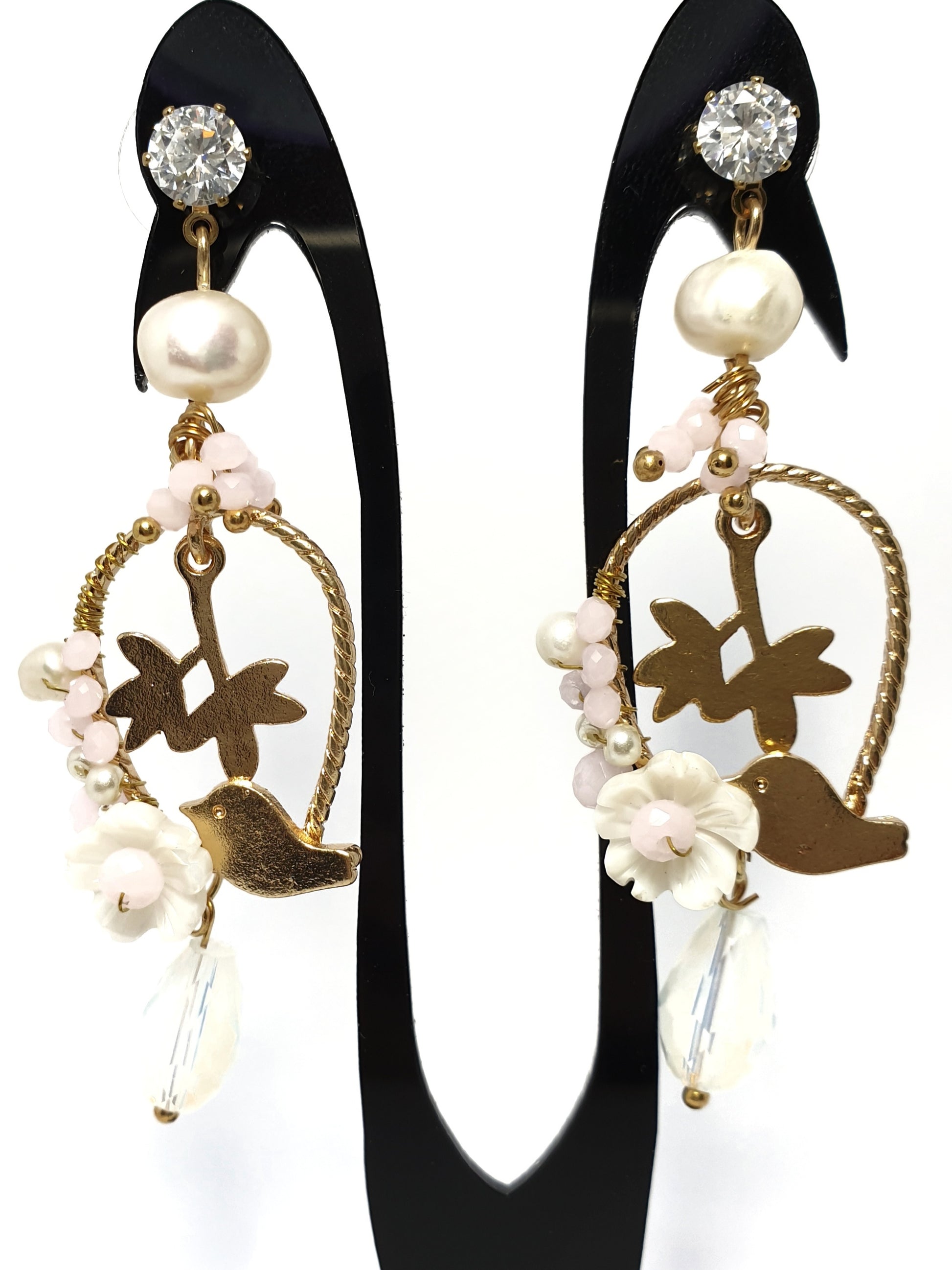 Orecchini Eleganti Pendenti spring