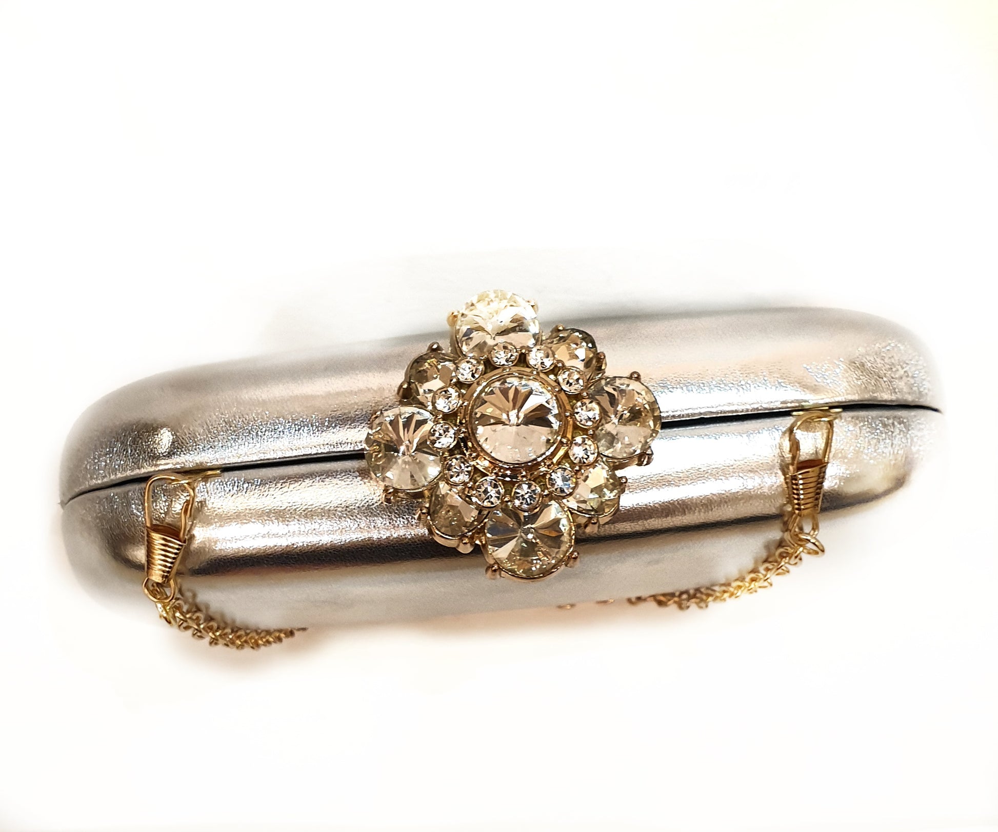 RAKEL: Pochette Rigida oro O argento