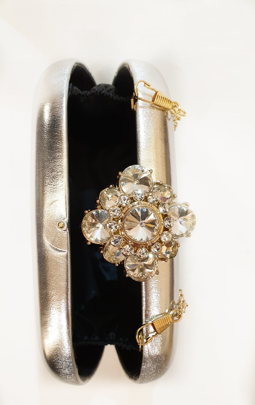 RAKEL: Pochette Rigida oro O argento