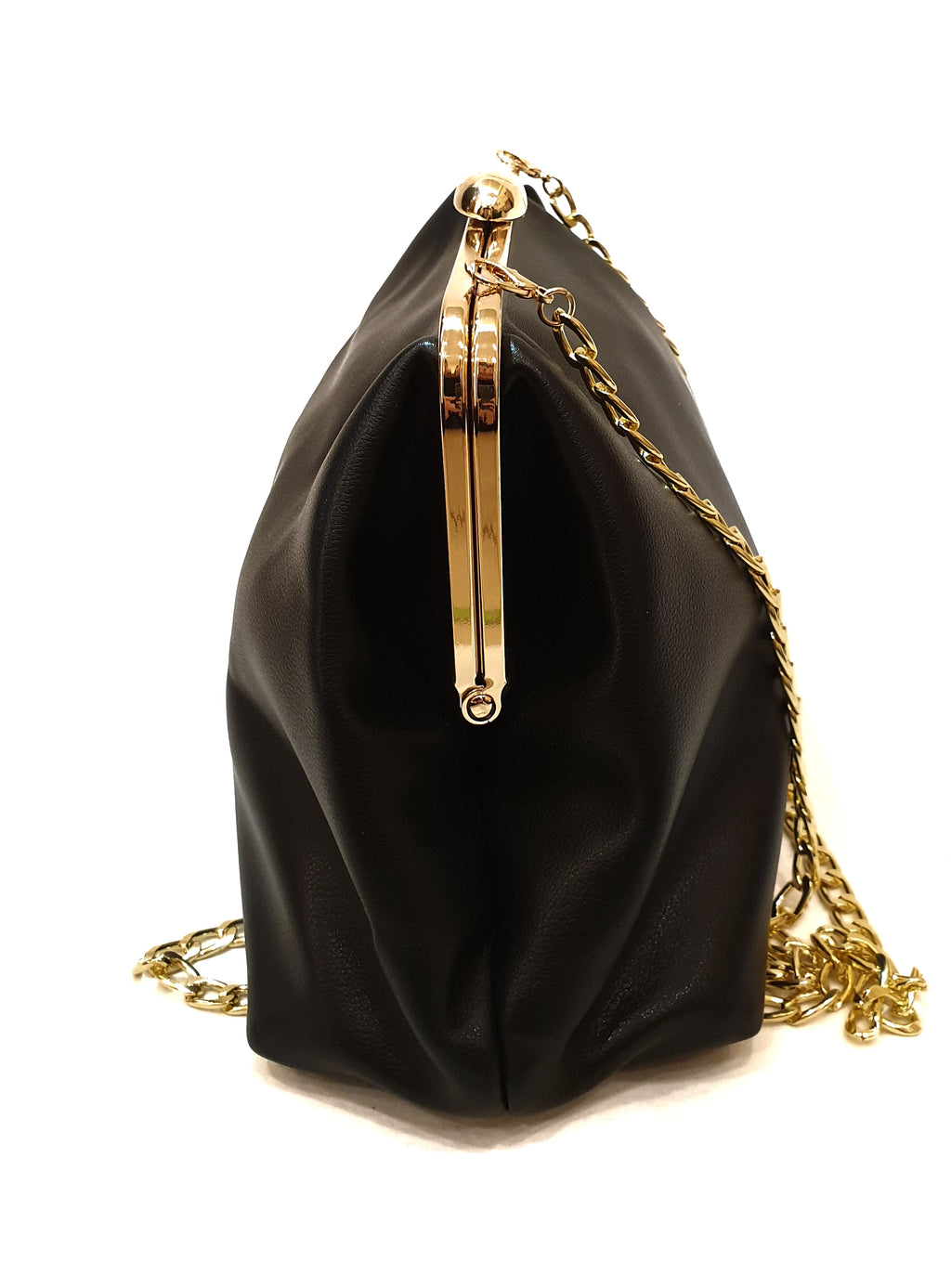 RAKEL: Borsa morbida Ecopelle con catena