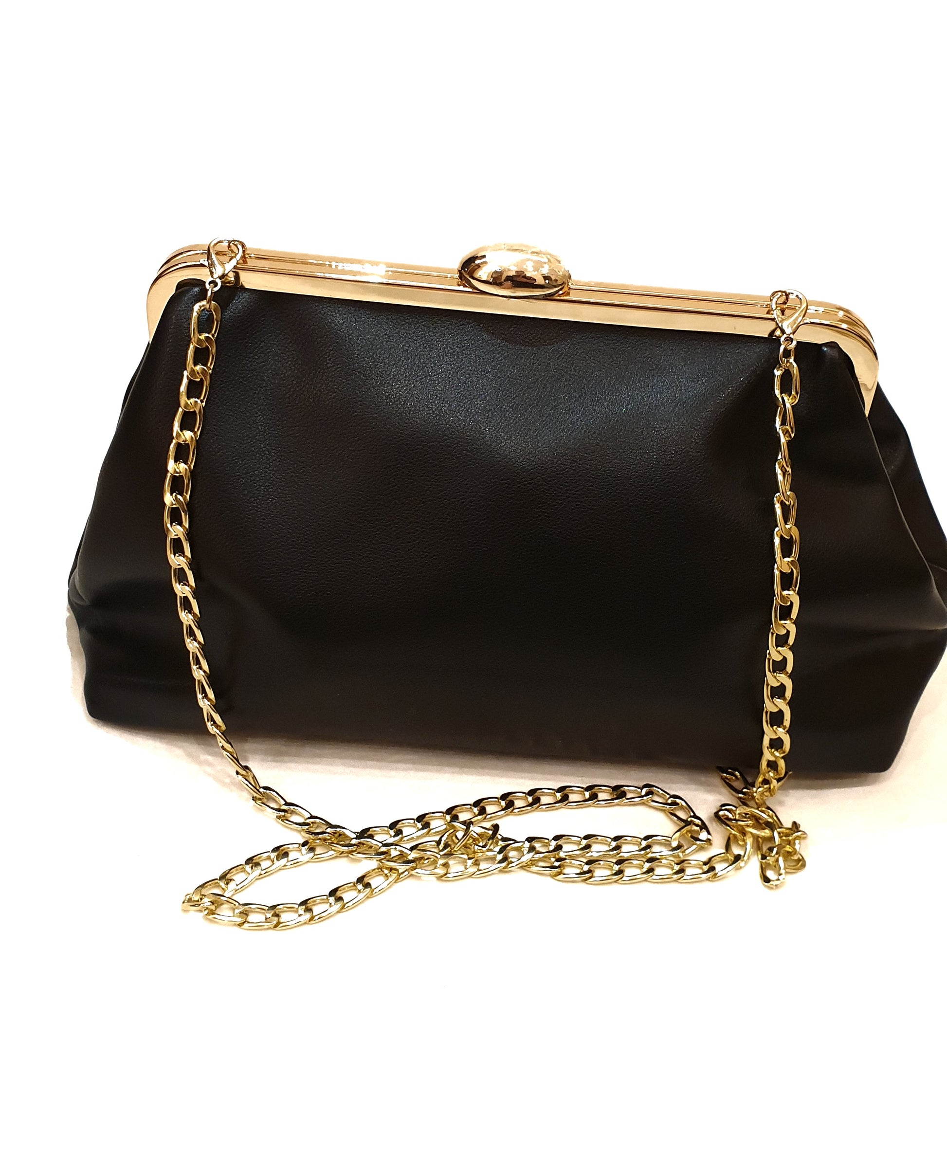 RAKEL: Borsa morbida Ecopelle con catena