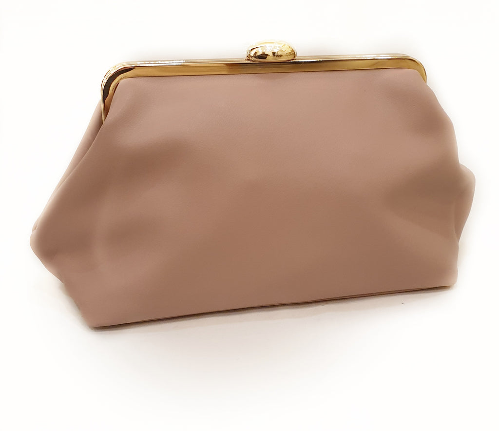 RAKEL: Borsa morbida Ecopelle con catena