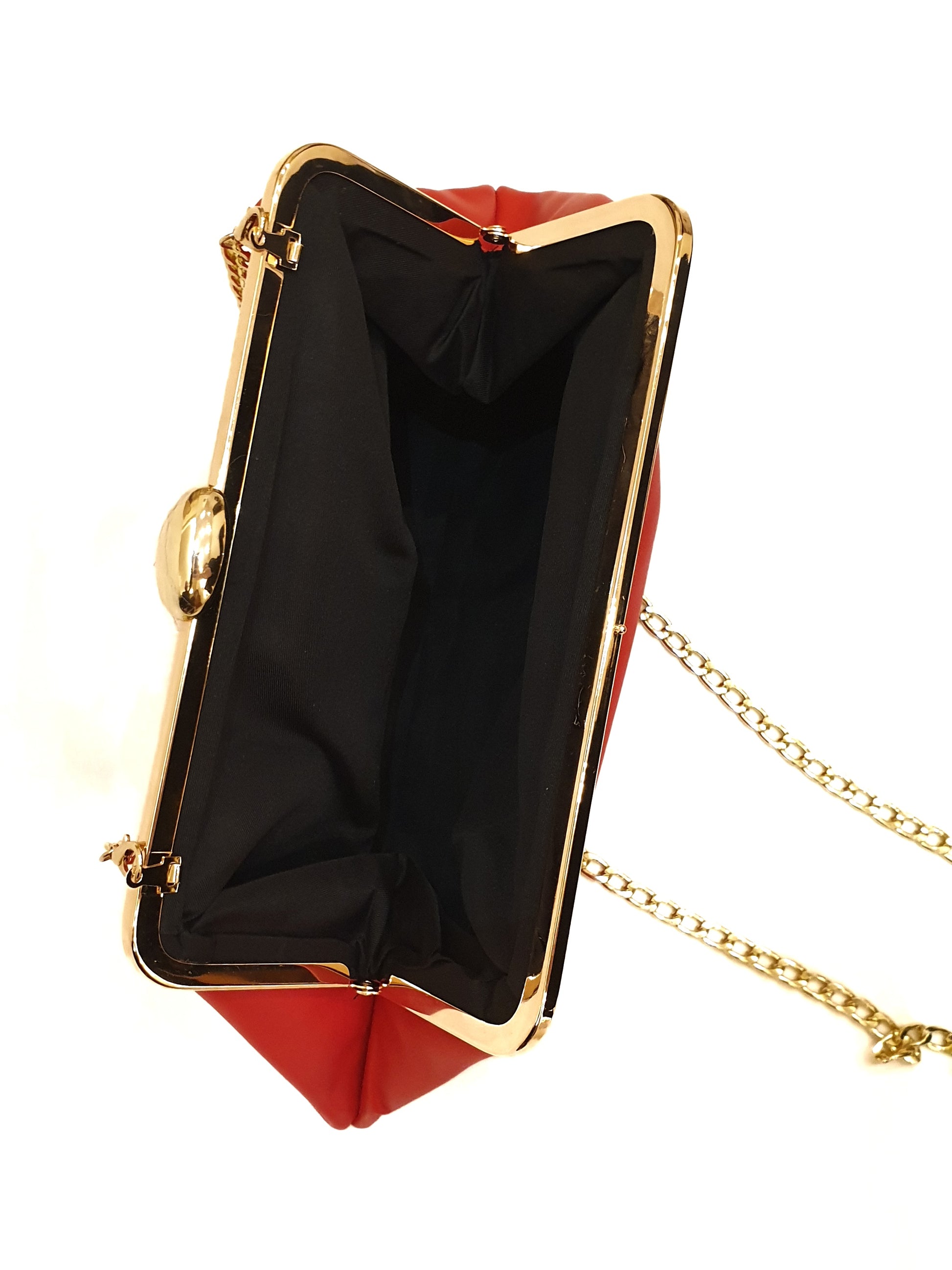 RAKEL: Borsa morbida Ecopelle con catena