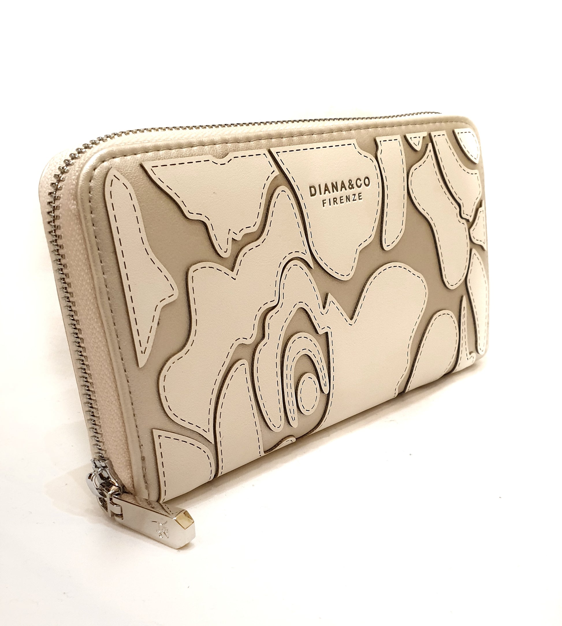 Portafoglio color champagne Diana&co
