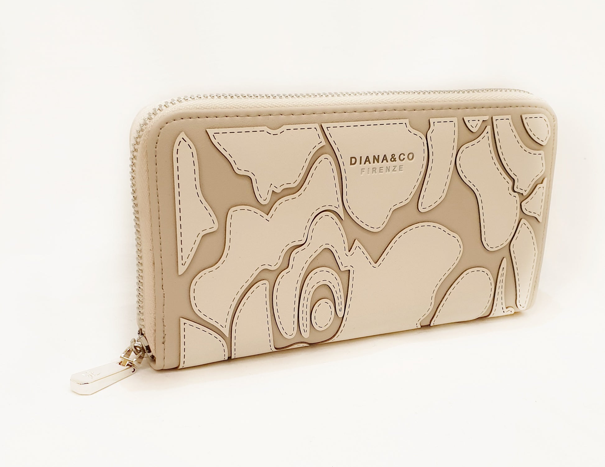 Portafoglio color beige Diana&co