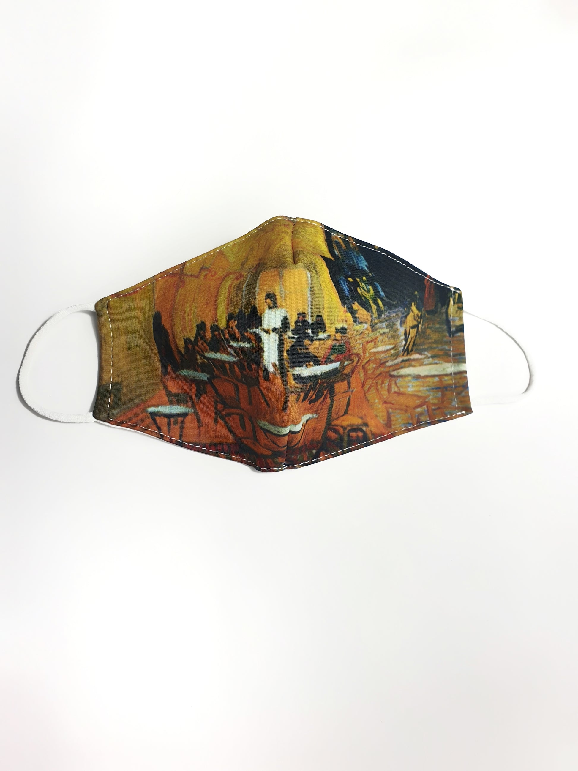 Mascherina Terrazza del caffè la sera