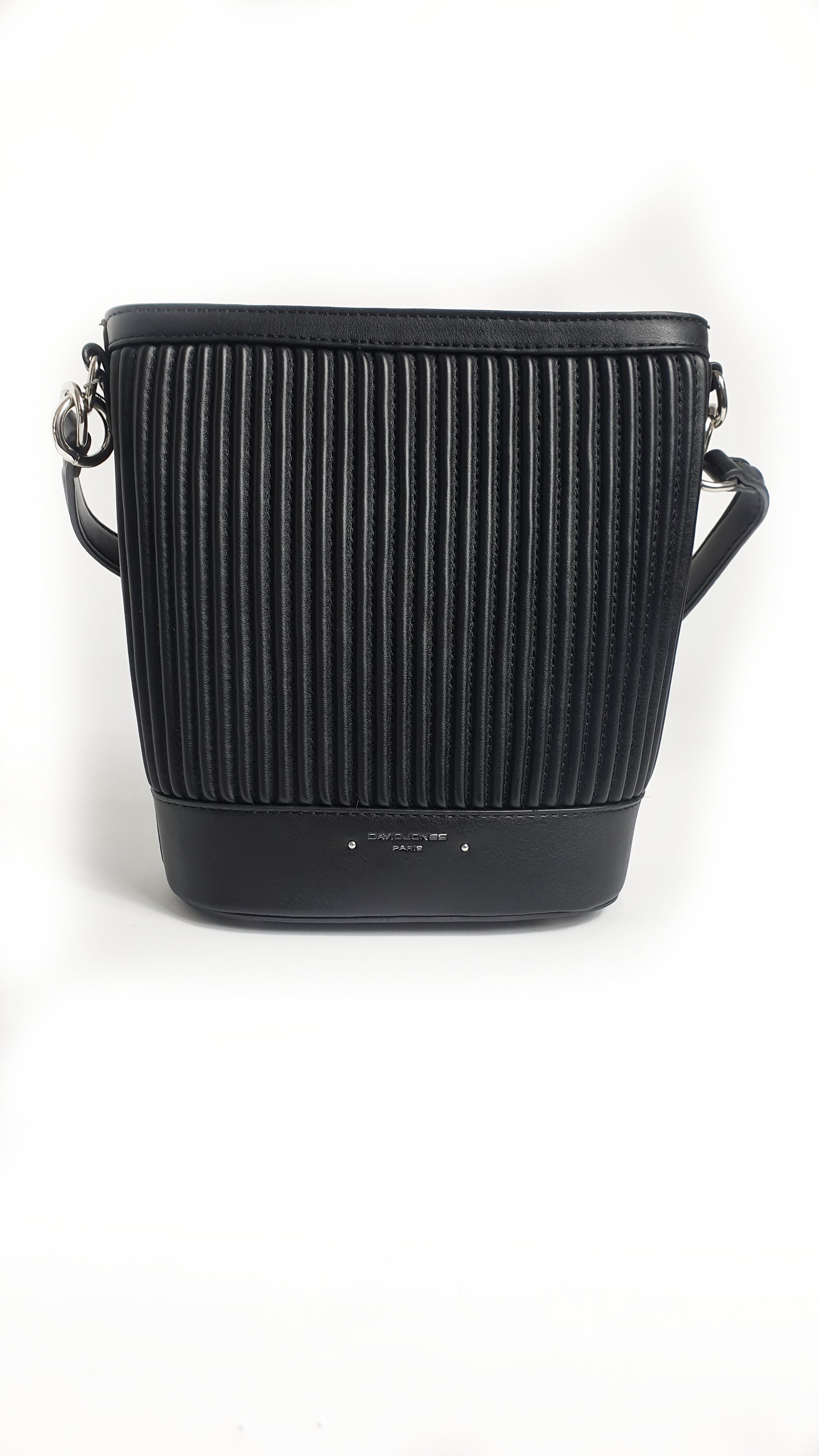 Borsa a tracolla secchiello nero