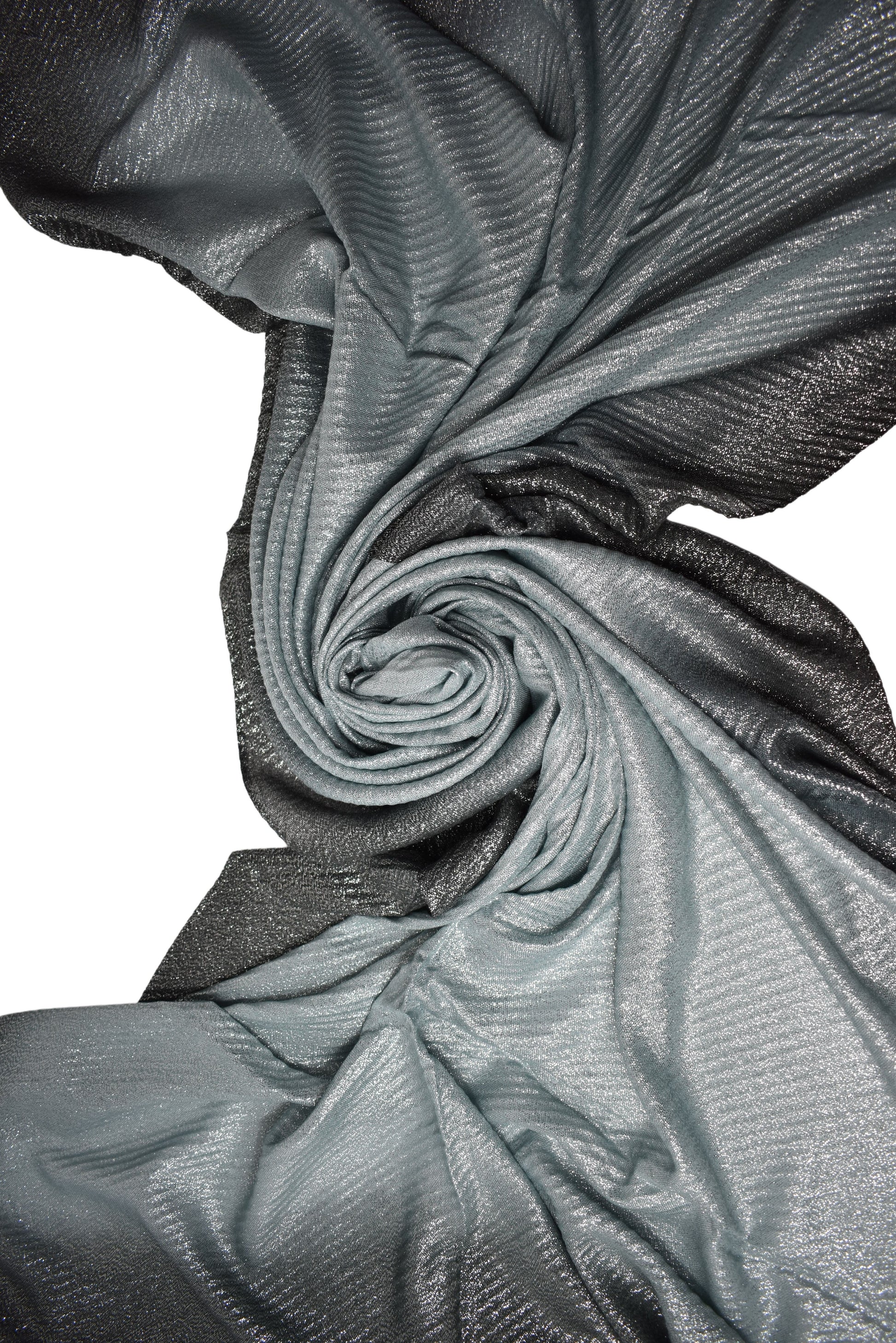 Stola sfumata laminata