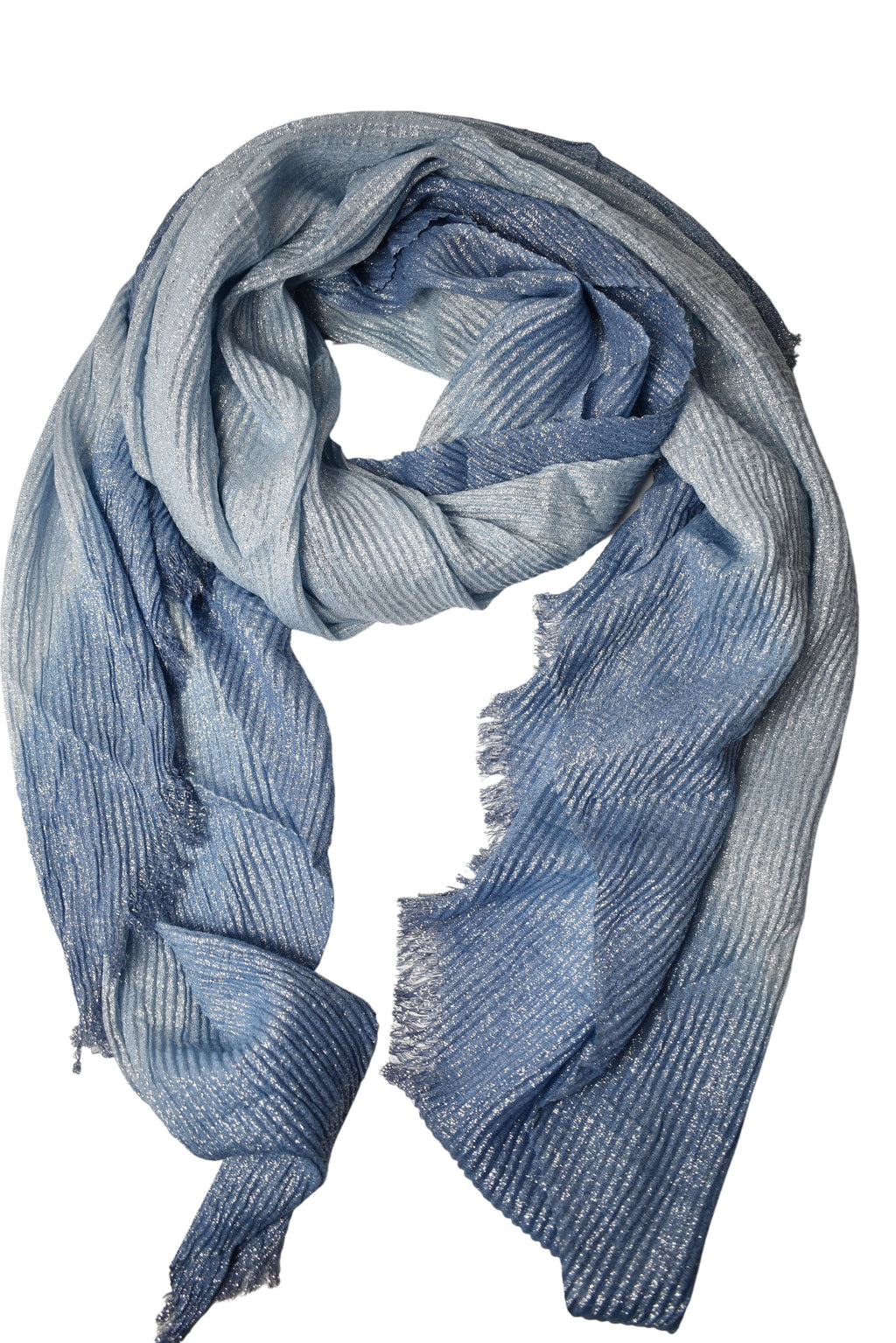 Stola sfumata laminata