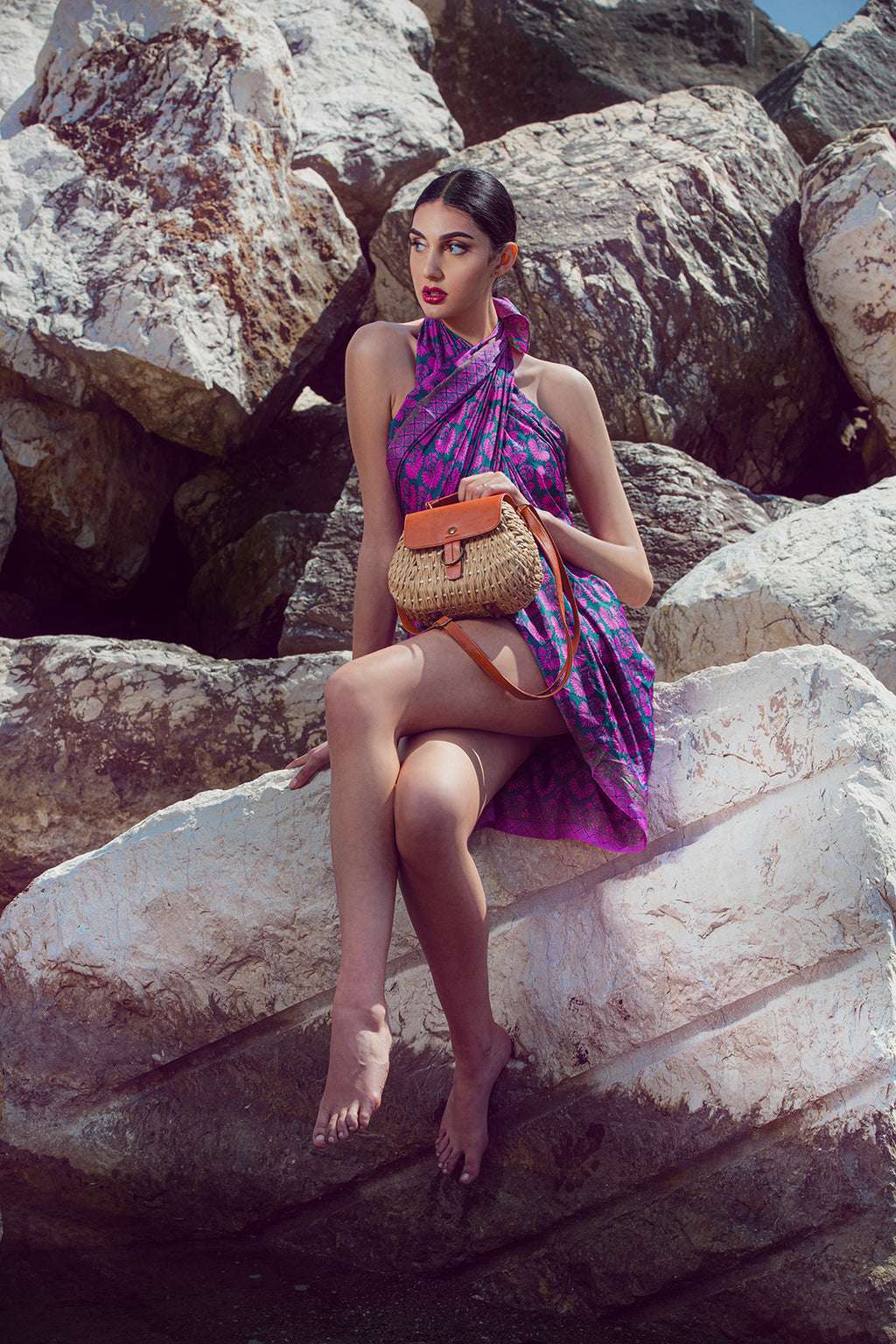 Borsa a tracolla tonda