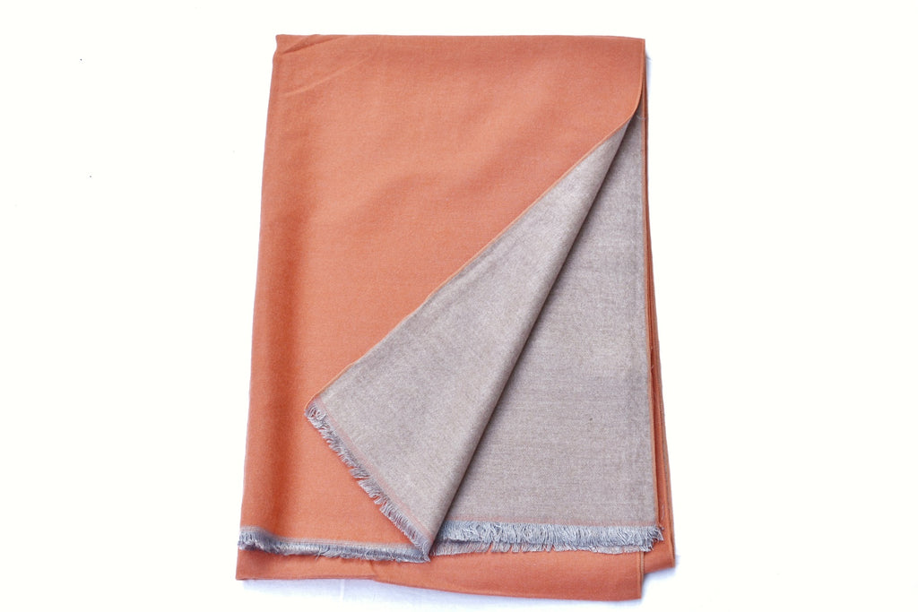 Sciarpa morbida doppio colore