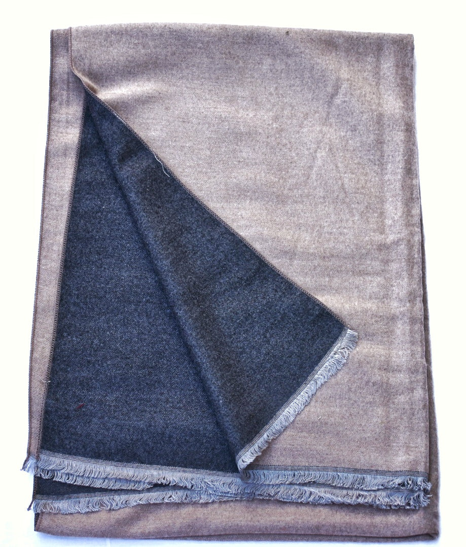 Sciarpa morbida doppio colore