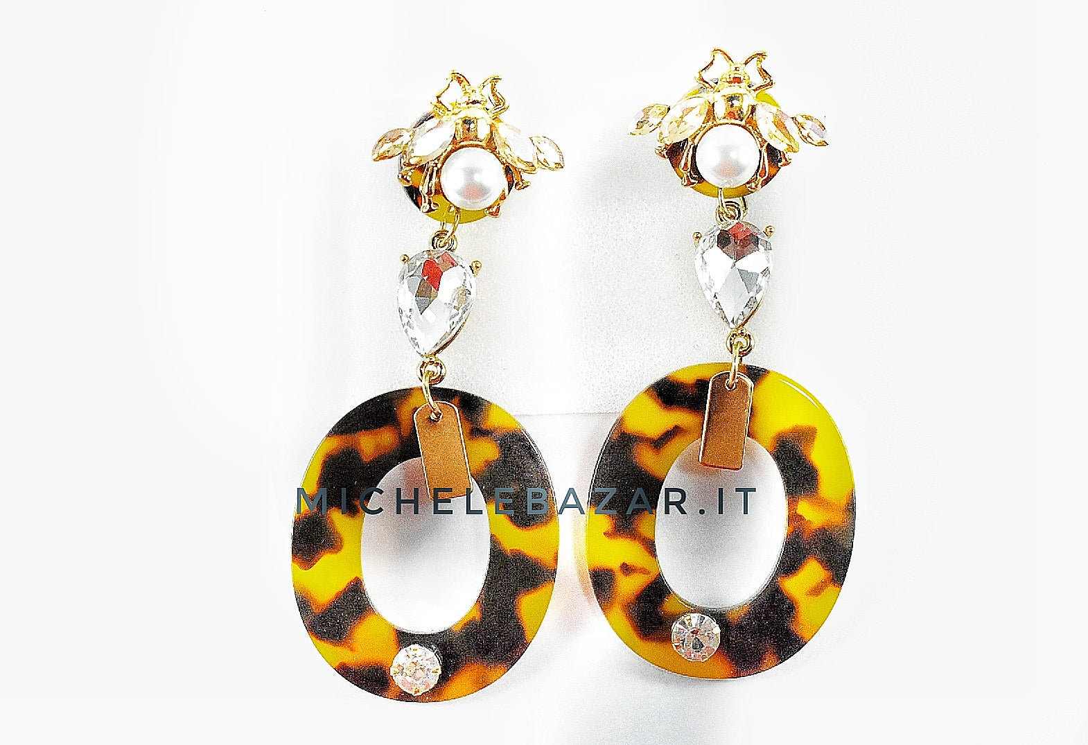 Orecchini pendenti con Scarabeo