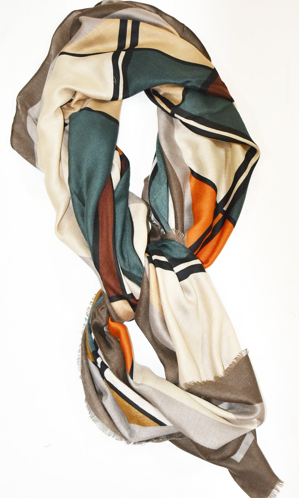 Foulard colorato con rombi