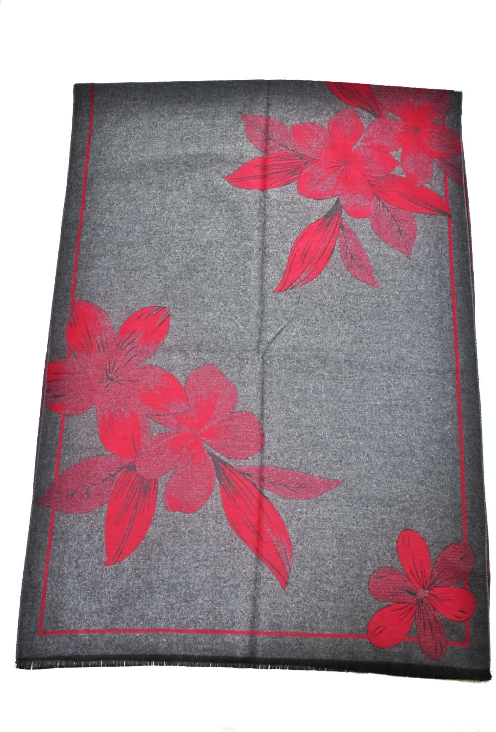 Sciarpa elegante con fiori