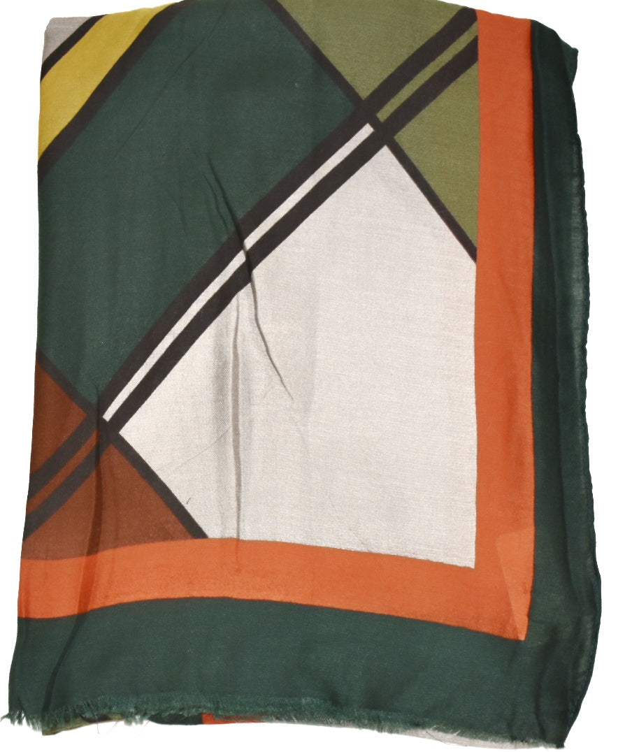 Foulard colorato con rombi