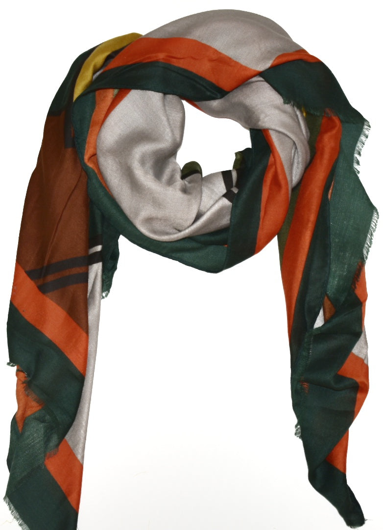 Foulard colorato con rombi