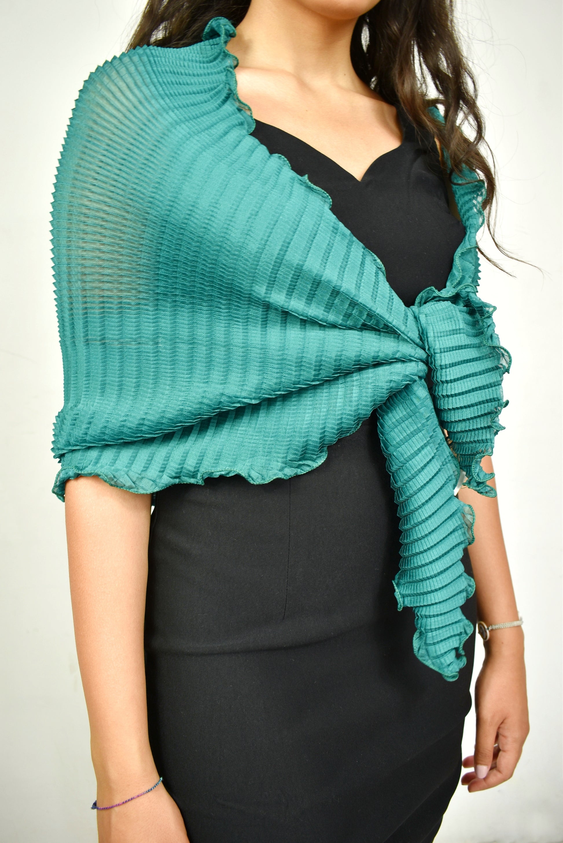 Stola elegante plissè