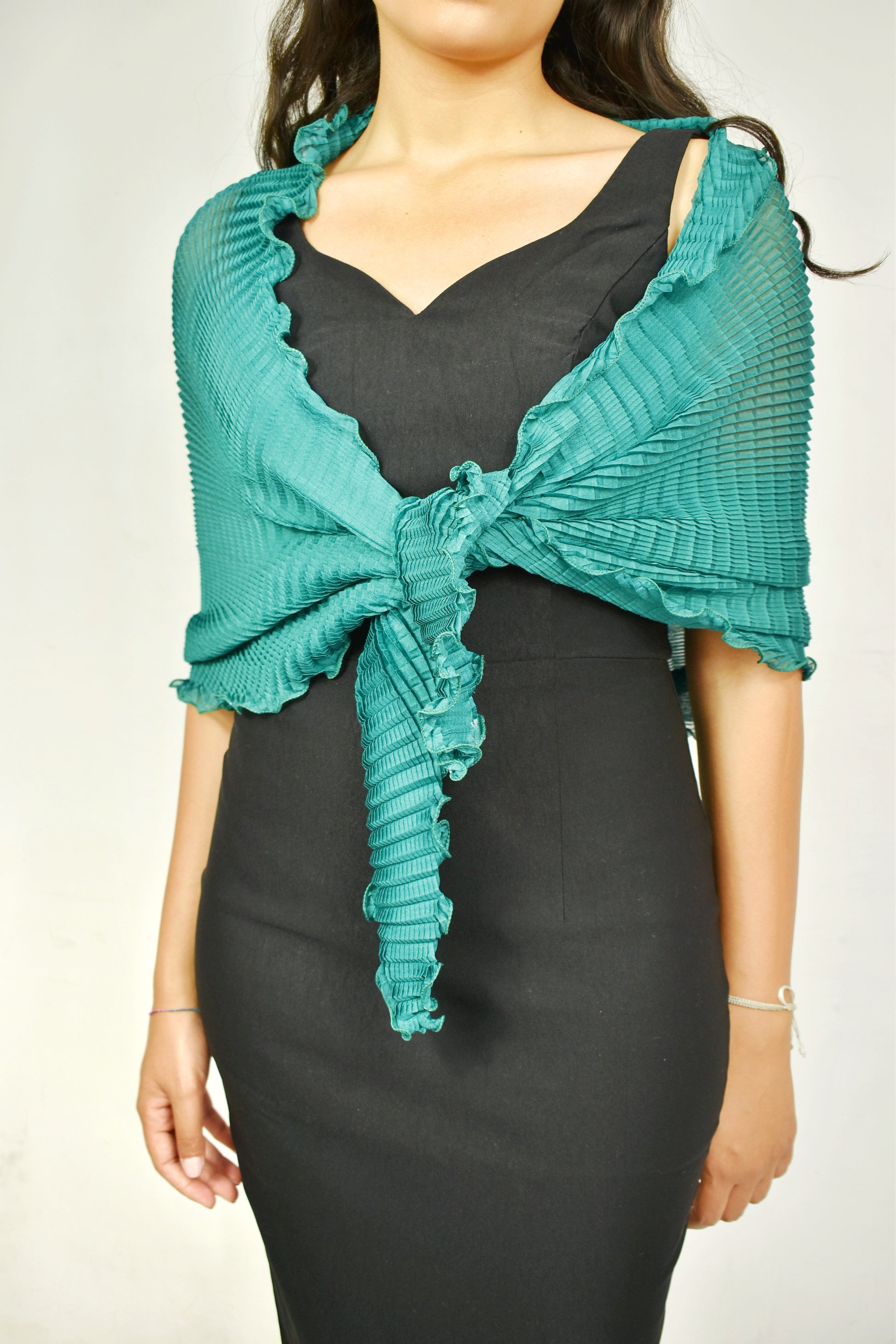 Stola elegante plissè