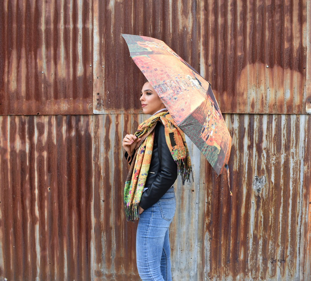 Ombrello pieghevole Klimt il Bacio