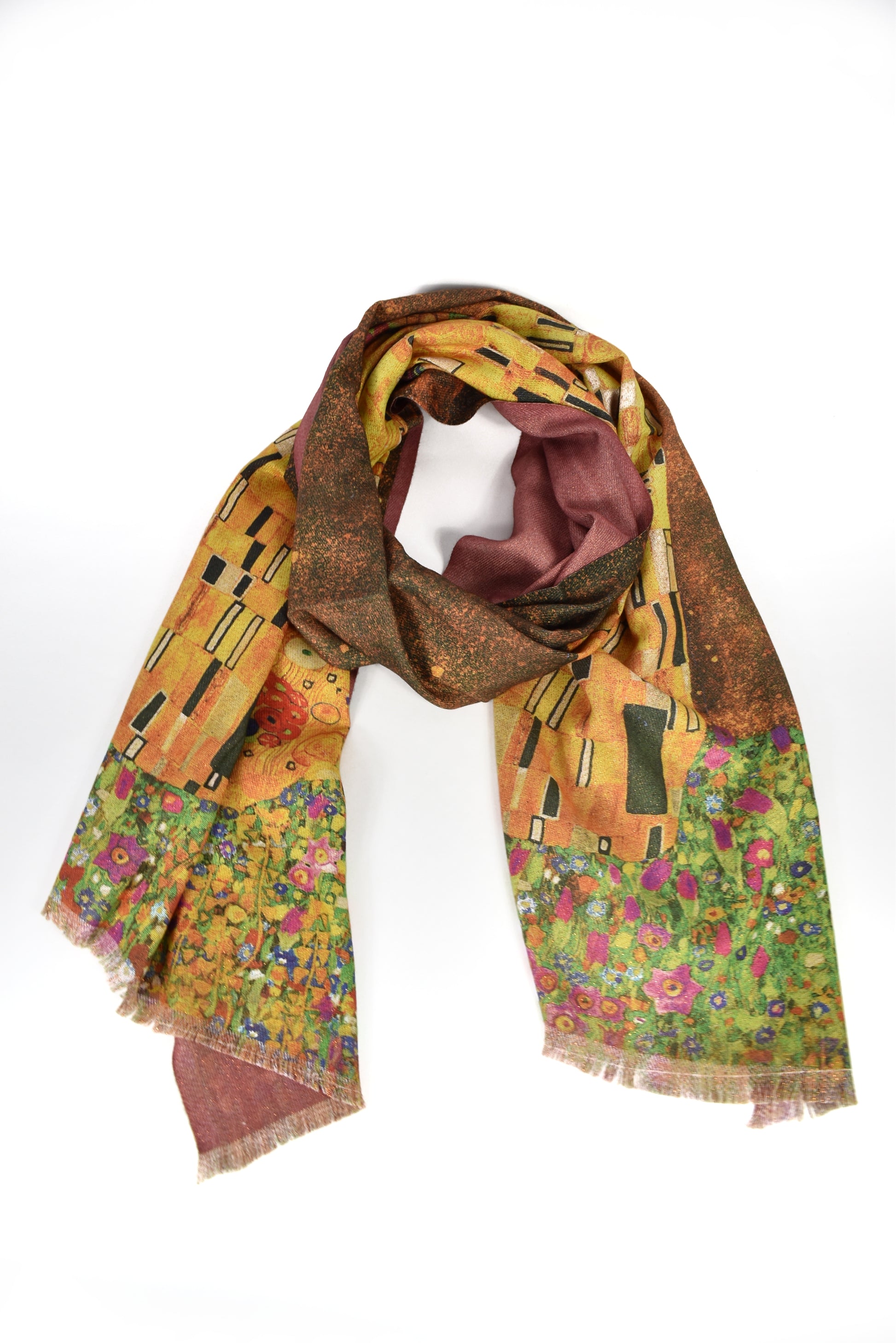 Foulard in cashmere laminato il Bacio