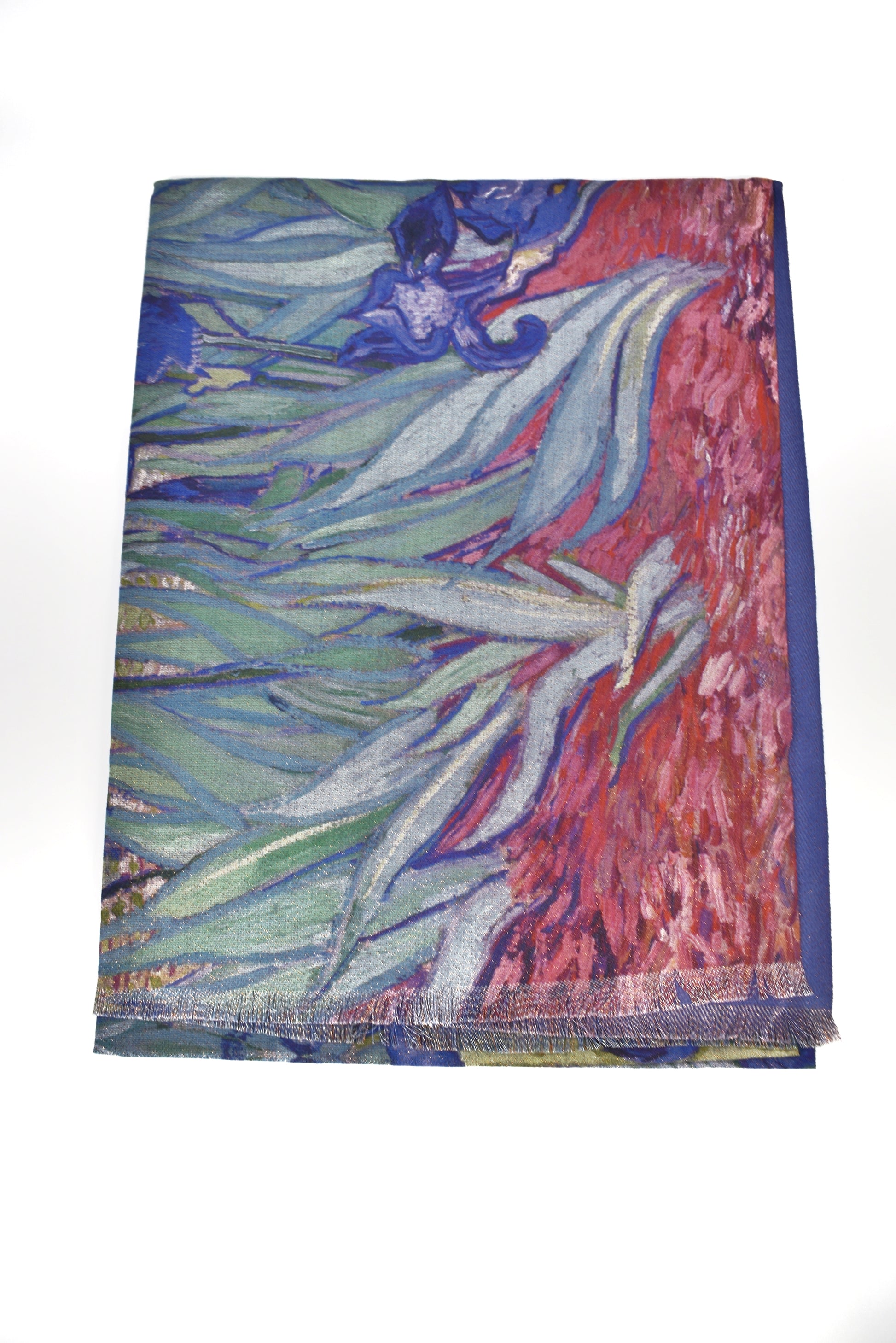 Foulard in cashmere laminato Iris