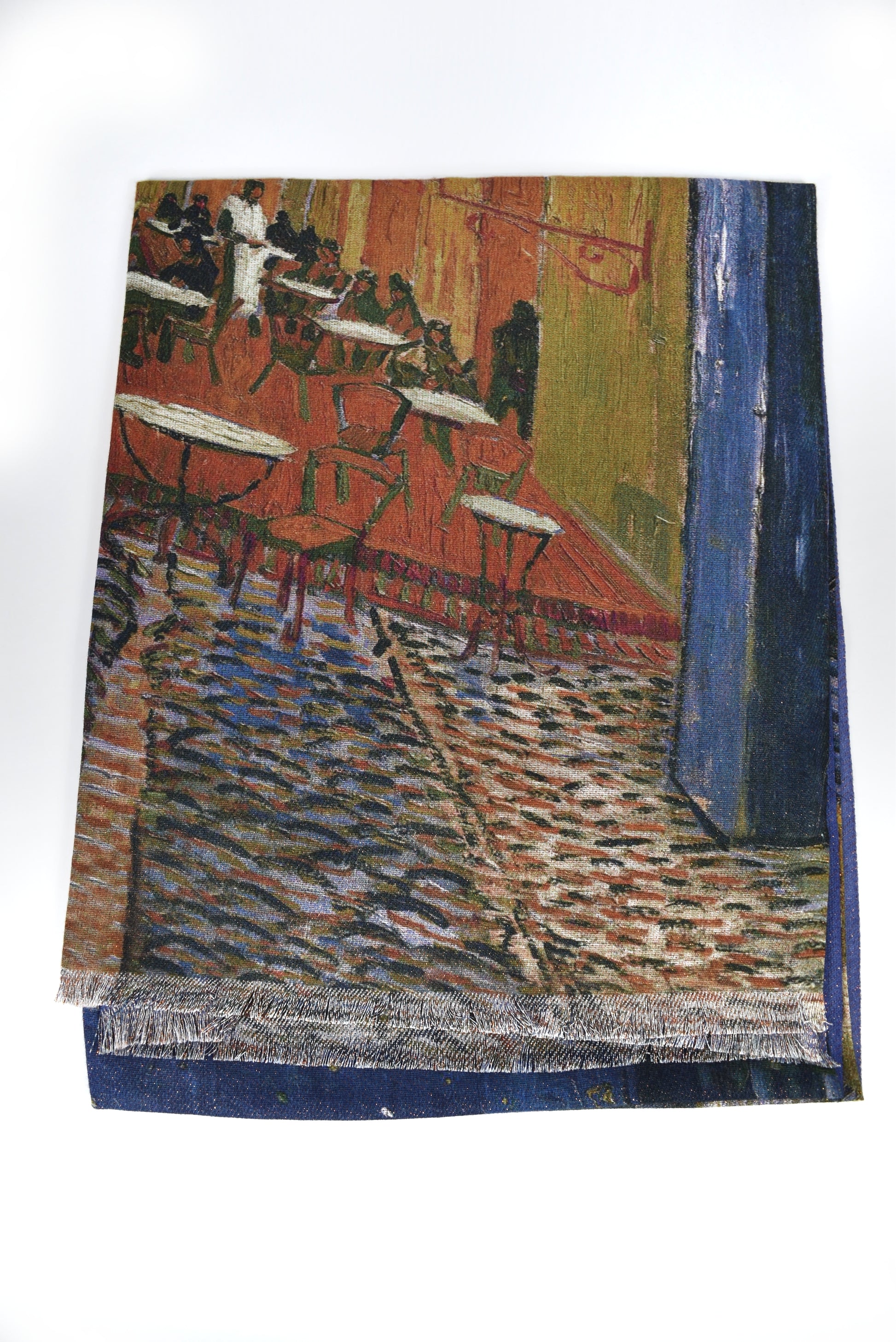 Foulard in cashmere laminato Terrazza del caffè