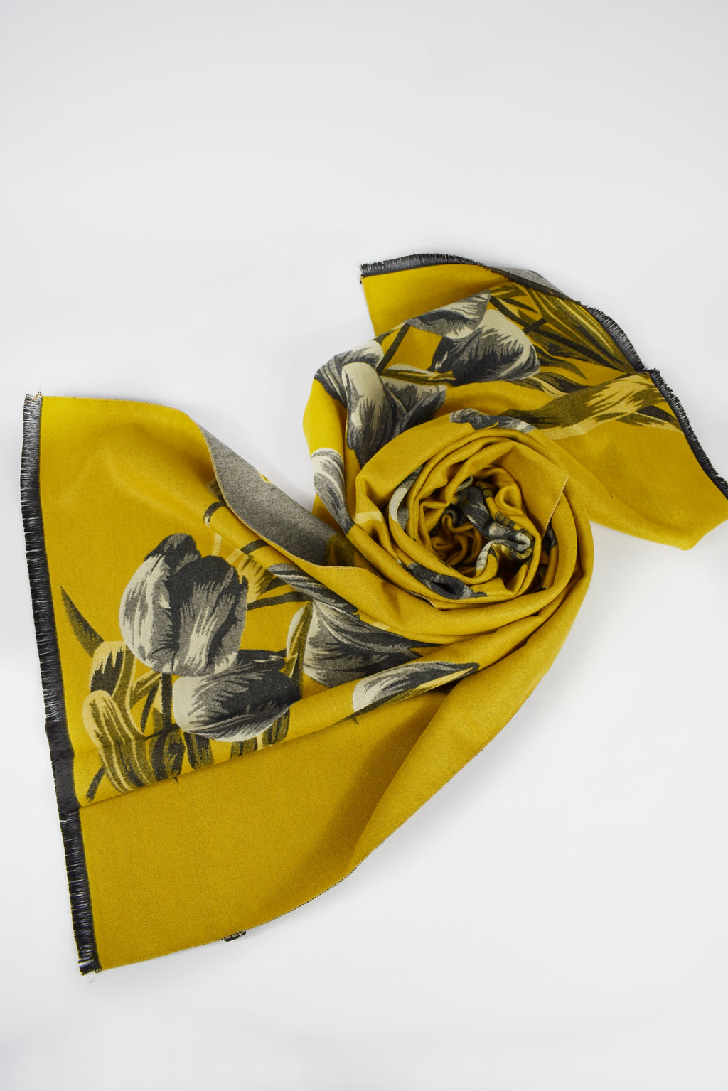 Sciarpa morbida tulipani