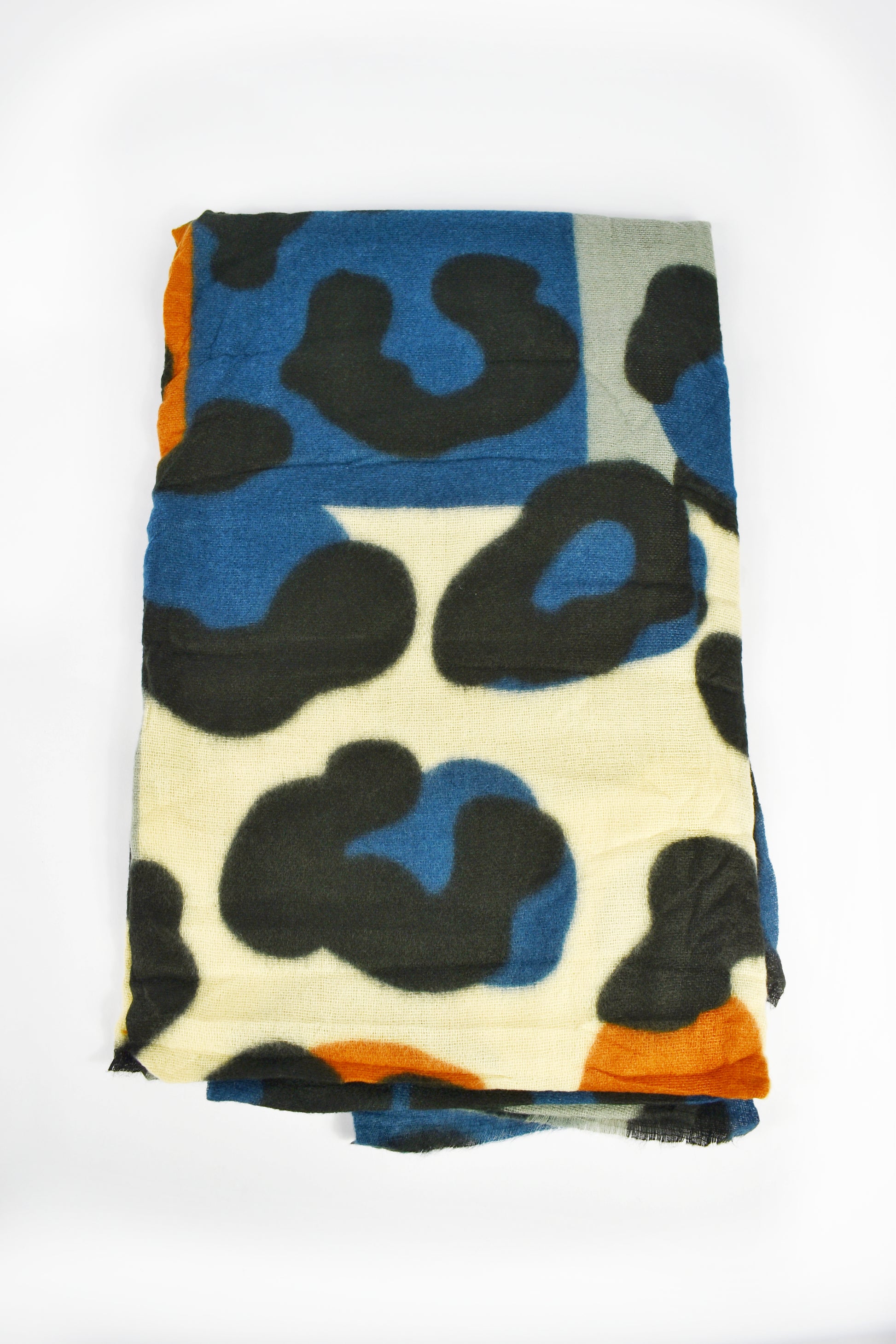 Sciarpa stampa maculata