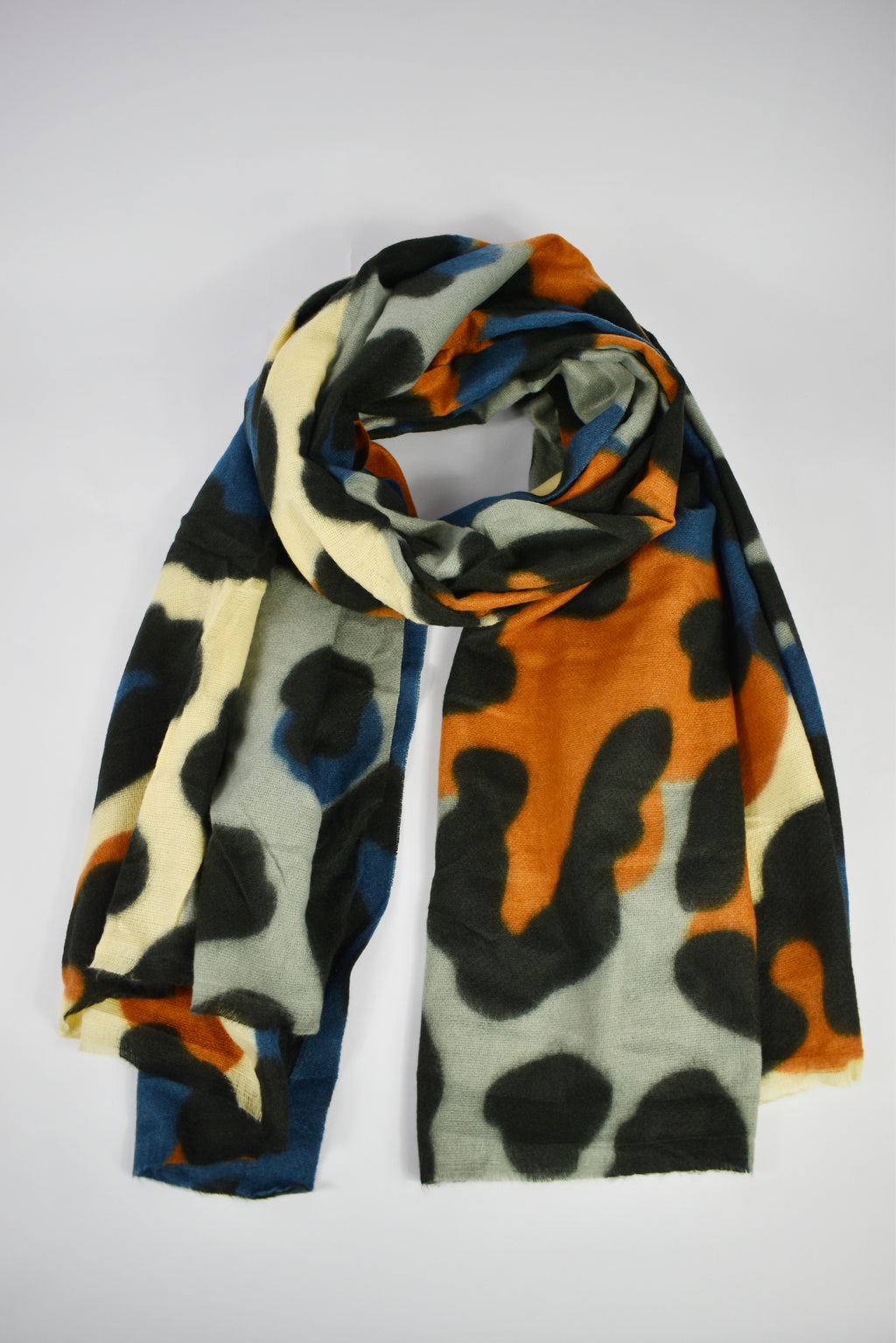 Sciarpa stampa maculata