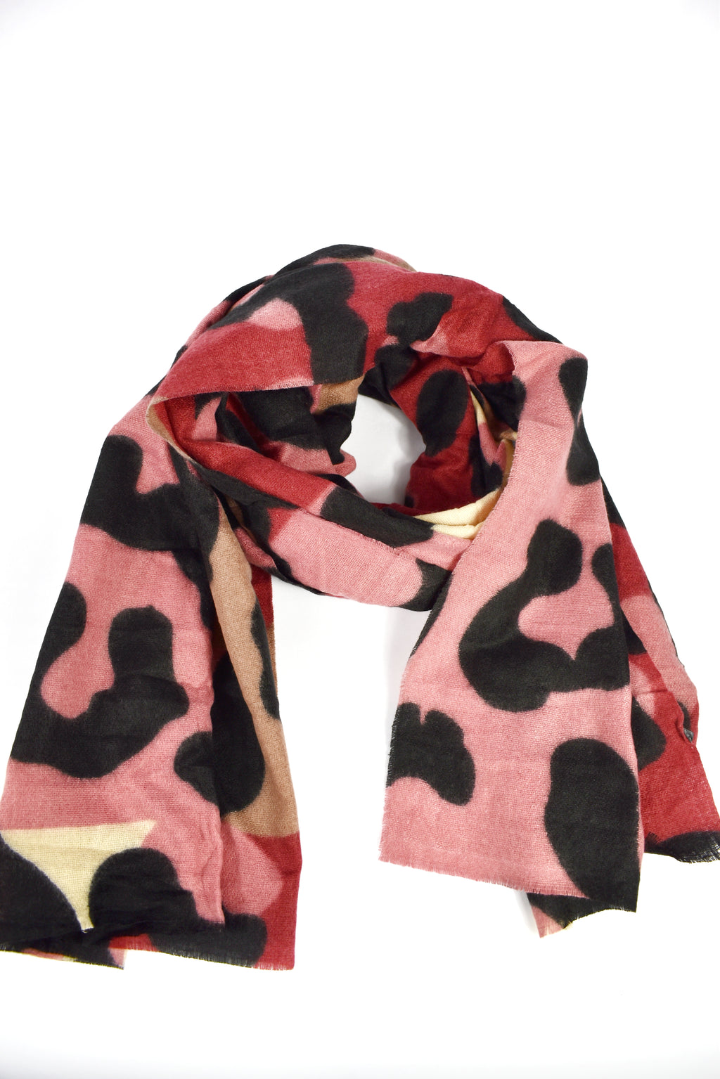 Sciarpa stampa maculata