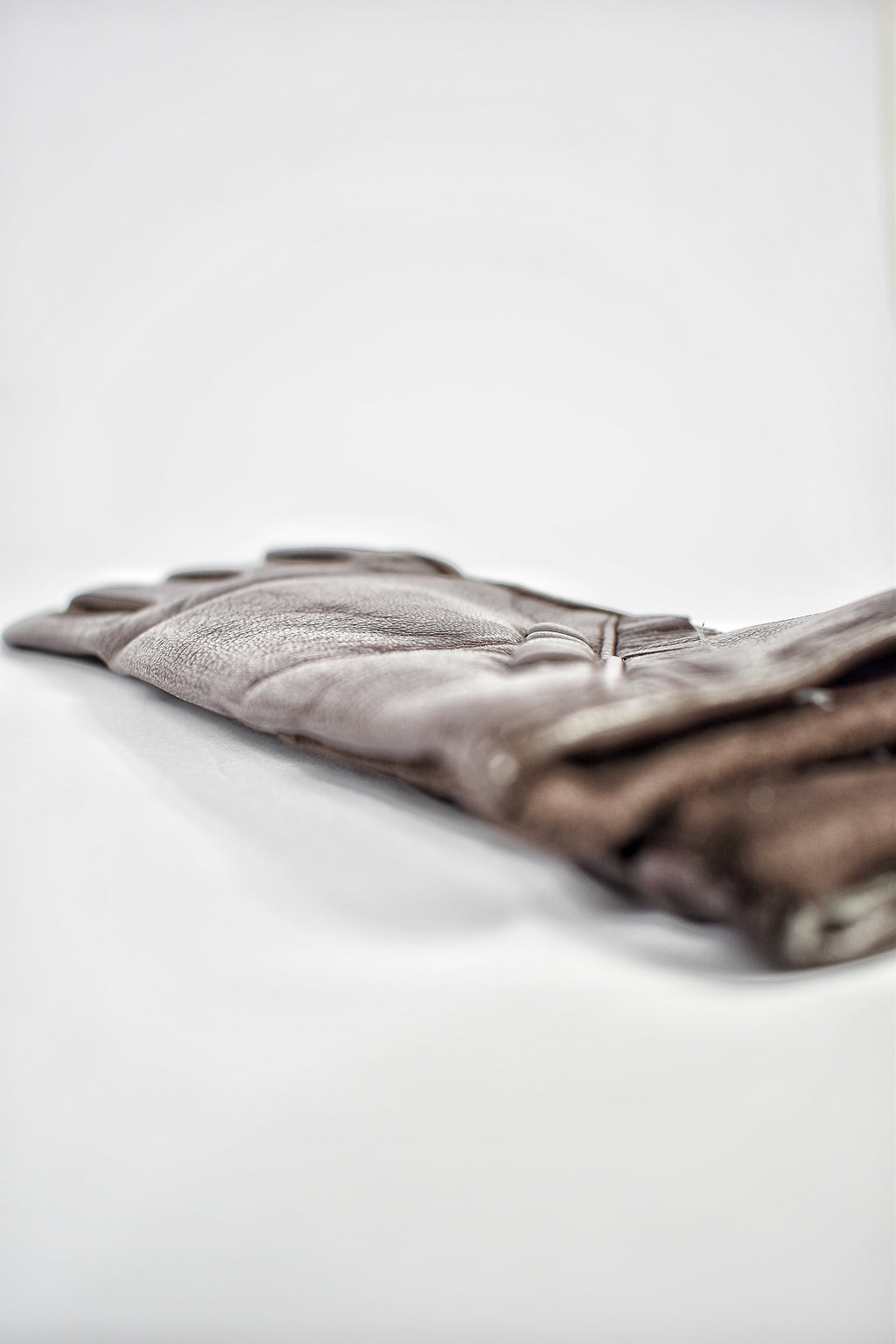 Guanti eco pelle bottoncini